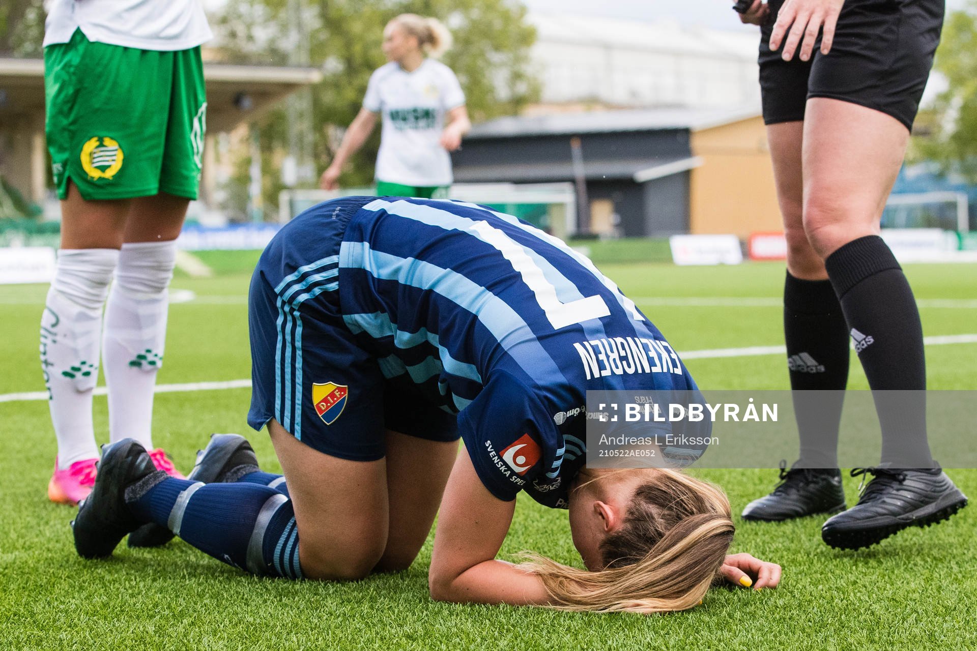 Djurgårdens Hanna Ekengren har ont