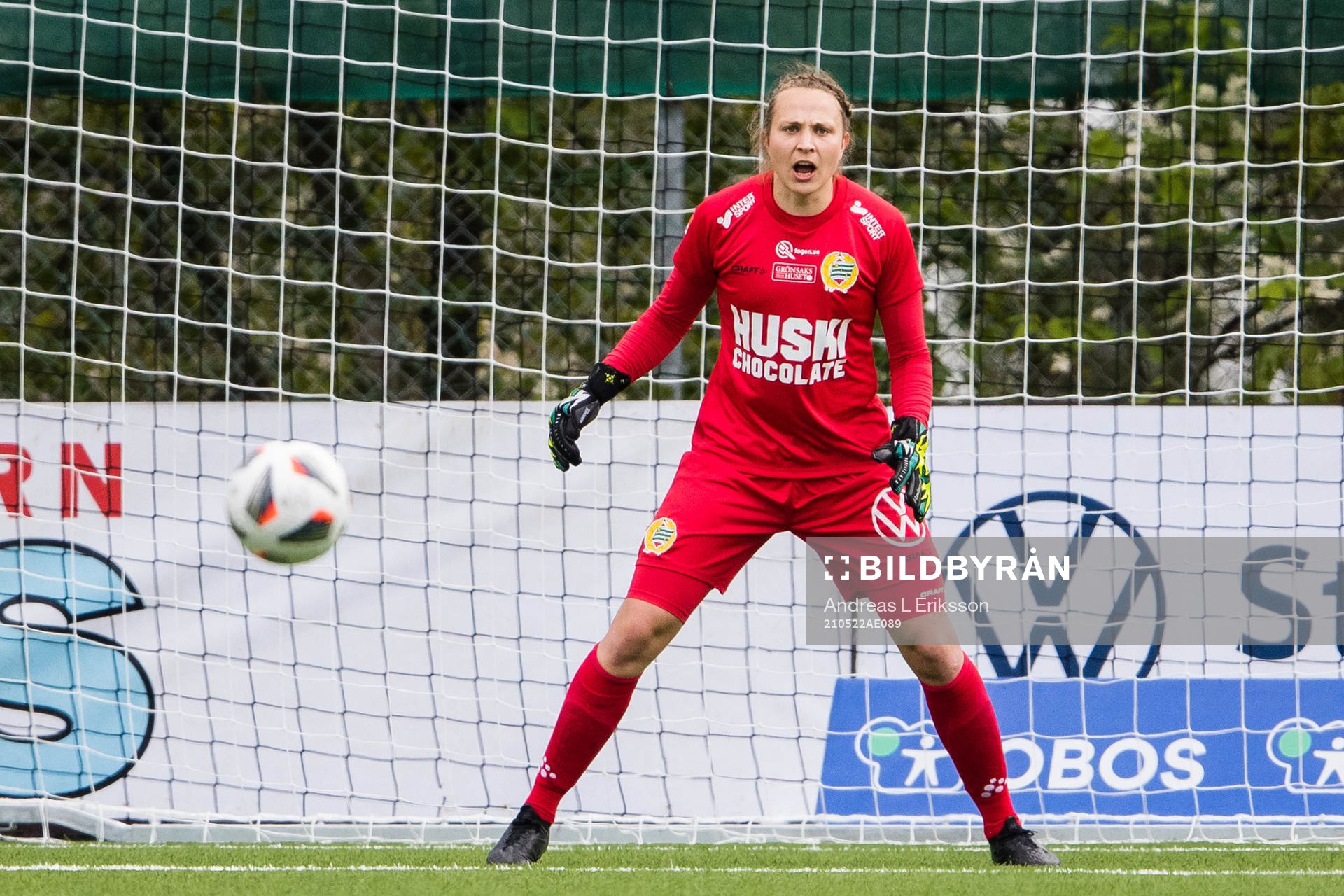 Hammarbys målvakt Anna Tamminen
