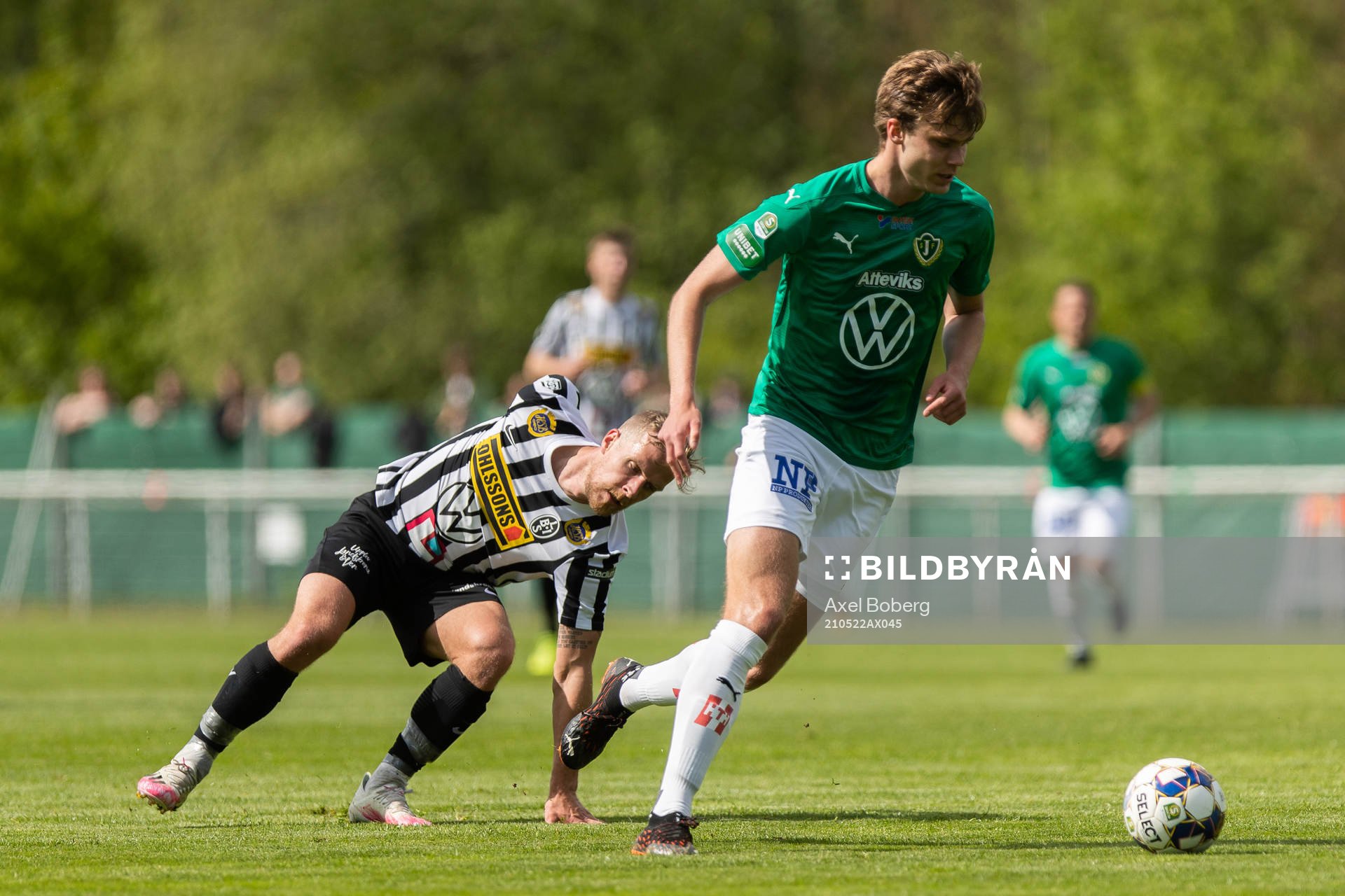 Landskronas Linus Olsson och Jönköpings Marcus Degerlund