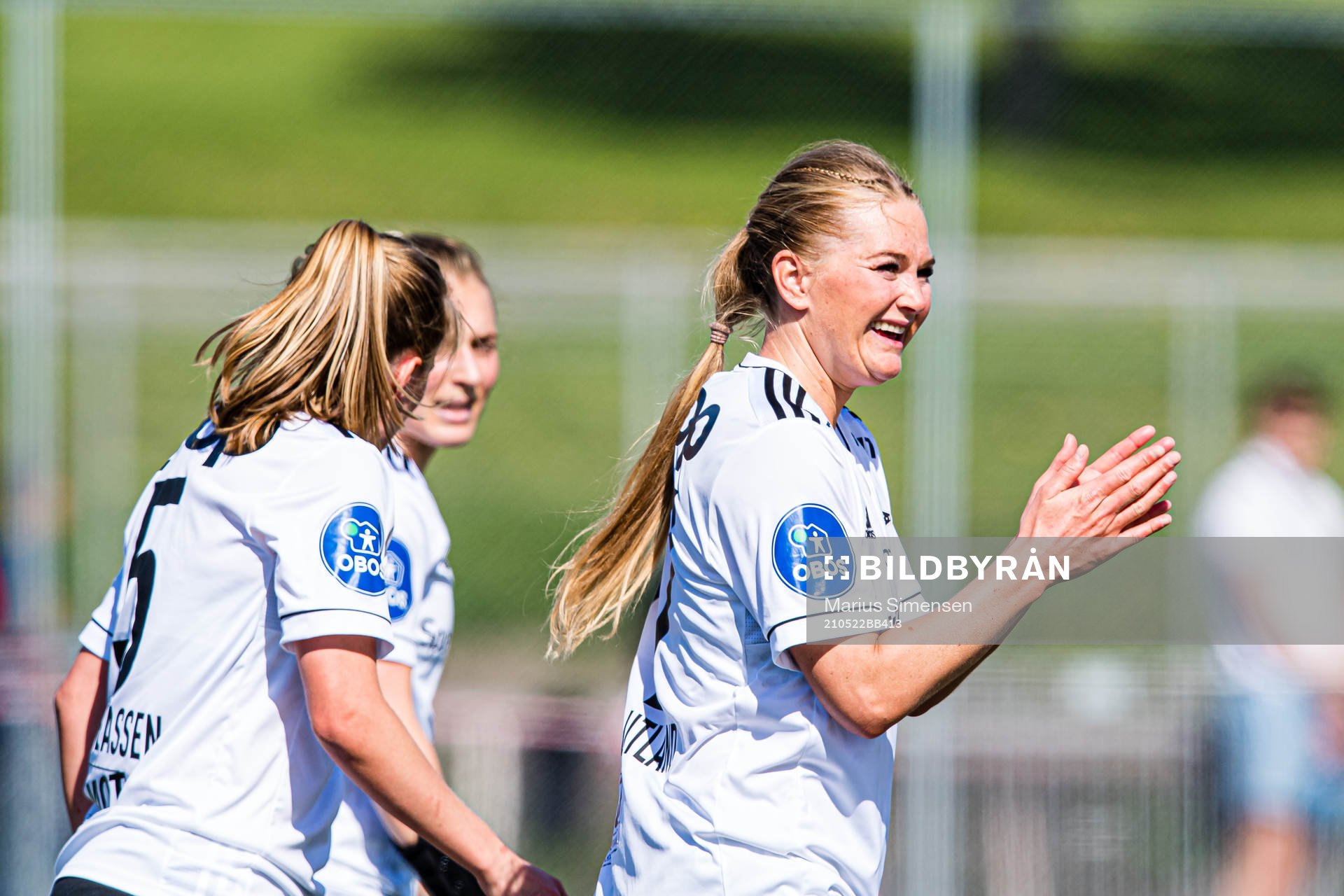 Lisa-Marie Karlseng Utland of Rosenborg celebrates