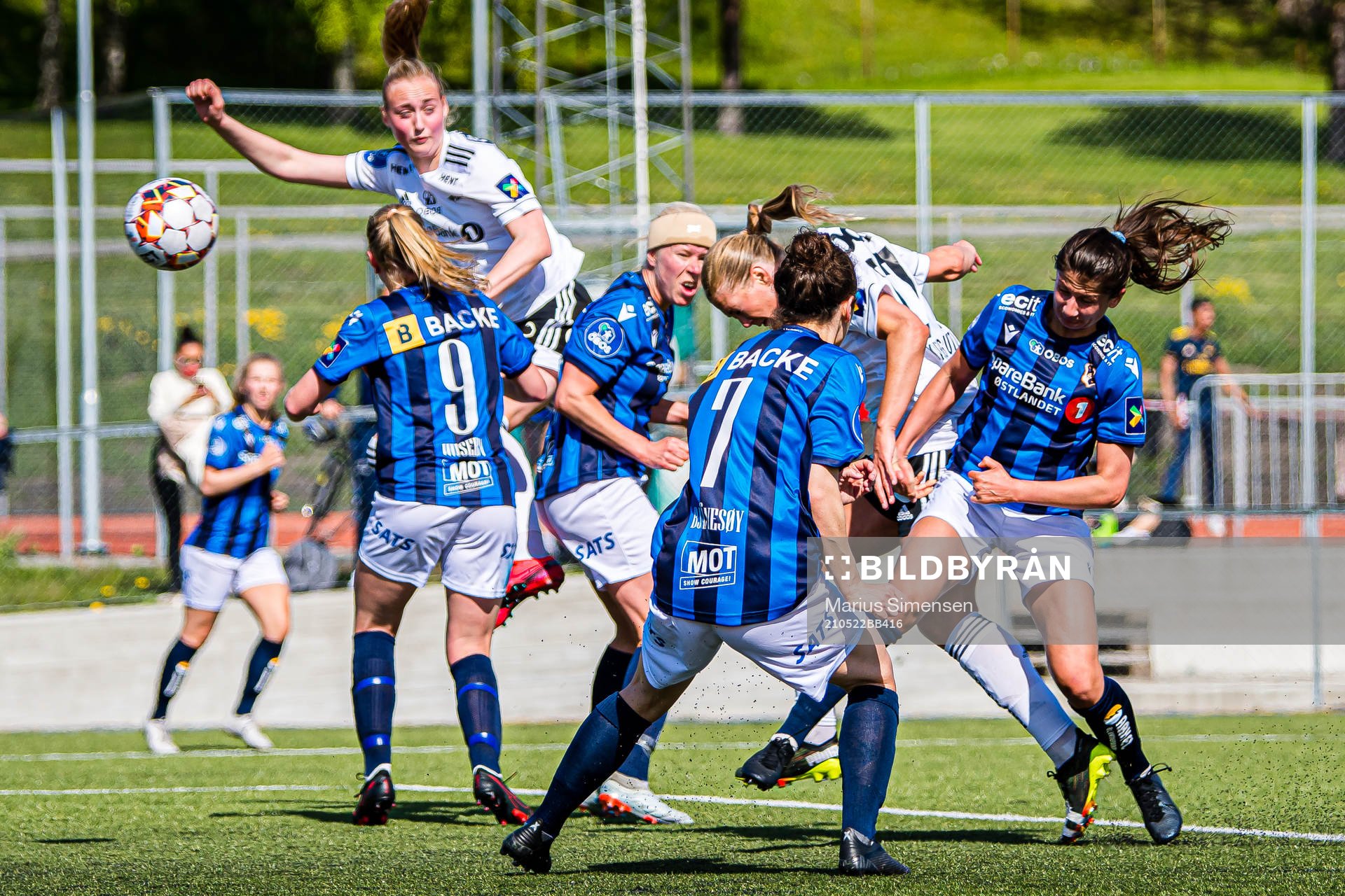 Lisa-Marie Karlseng Utland of Rosenborg scores the 1-0 goal