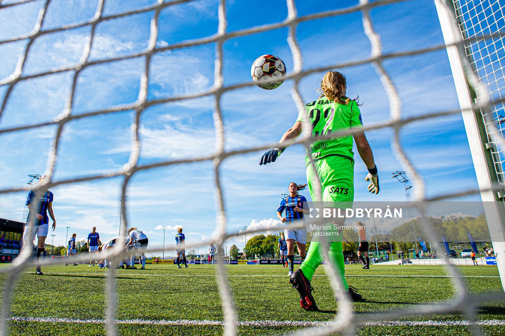 Goalkeeper Sunniva Skoglund of Stabæk looks dejected