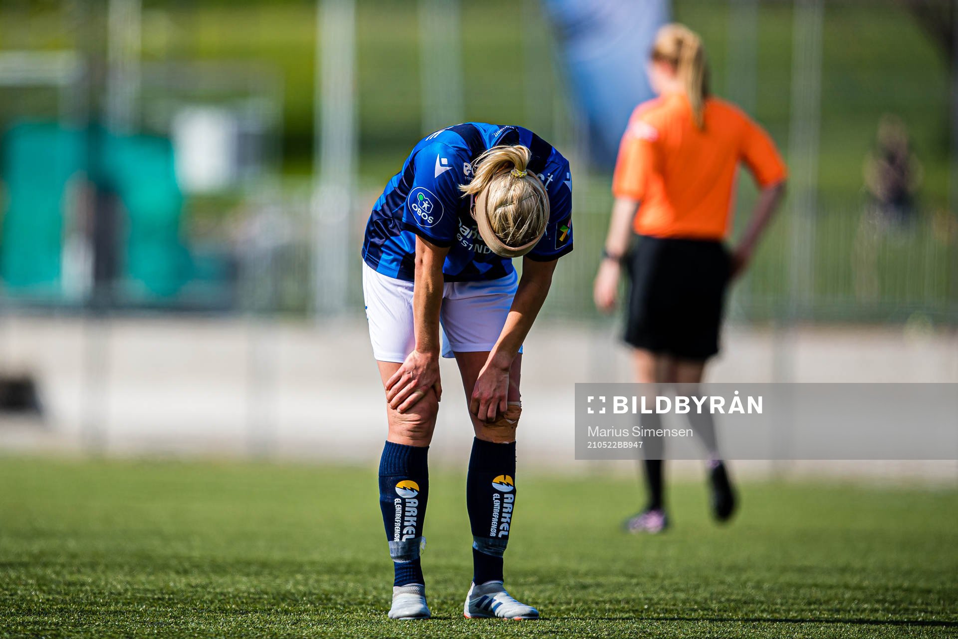 Ingrid Katrine Buer Søndenå of Stabæk looks dejected