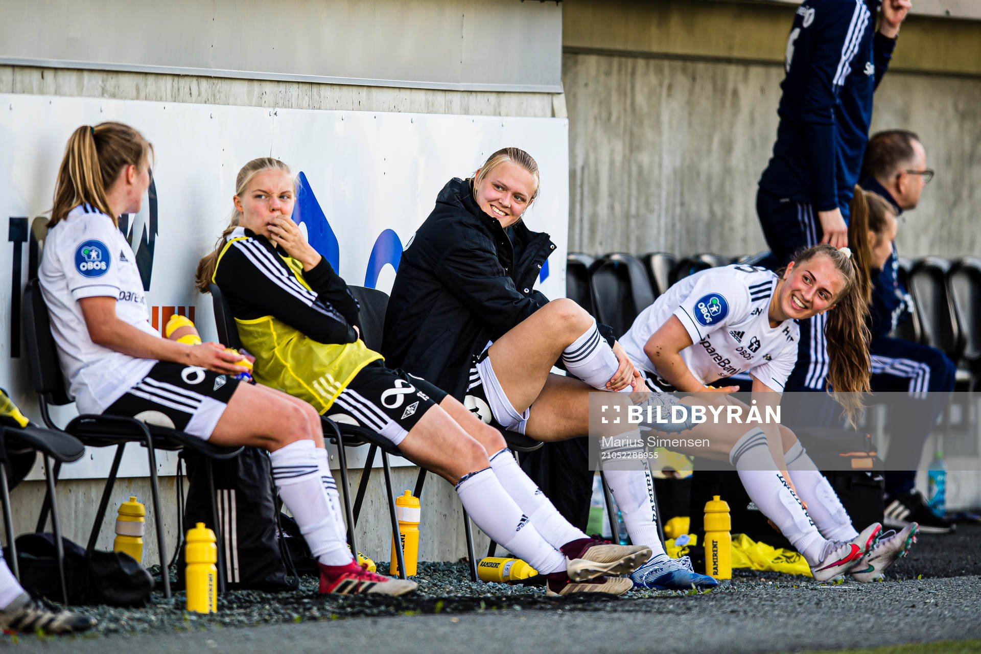 Elin Åhgren Sørum and Matilde Alsaker Rogde of Rosenborg