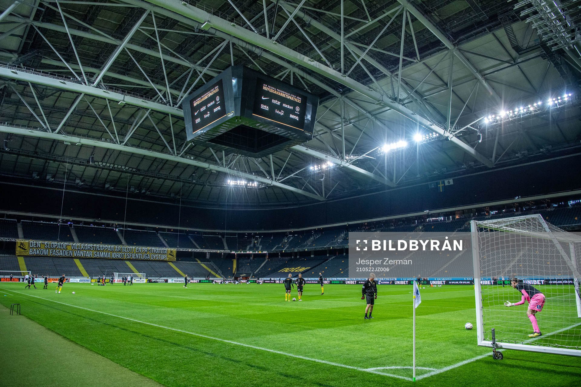 Interiör av Friends Arena