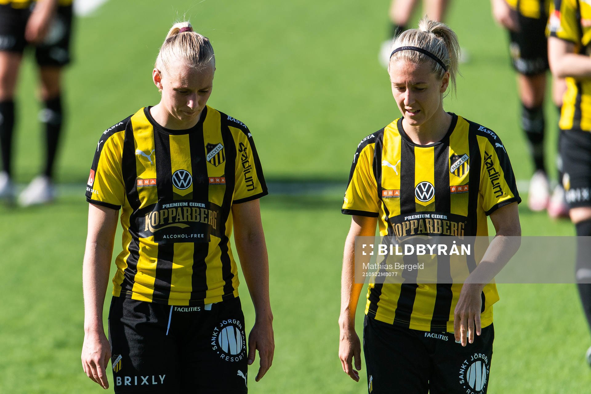 Häckens Stina Blackstenius och Emma Kullberg