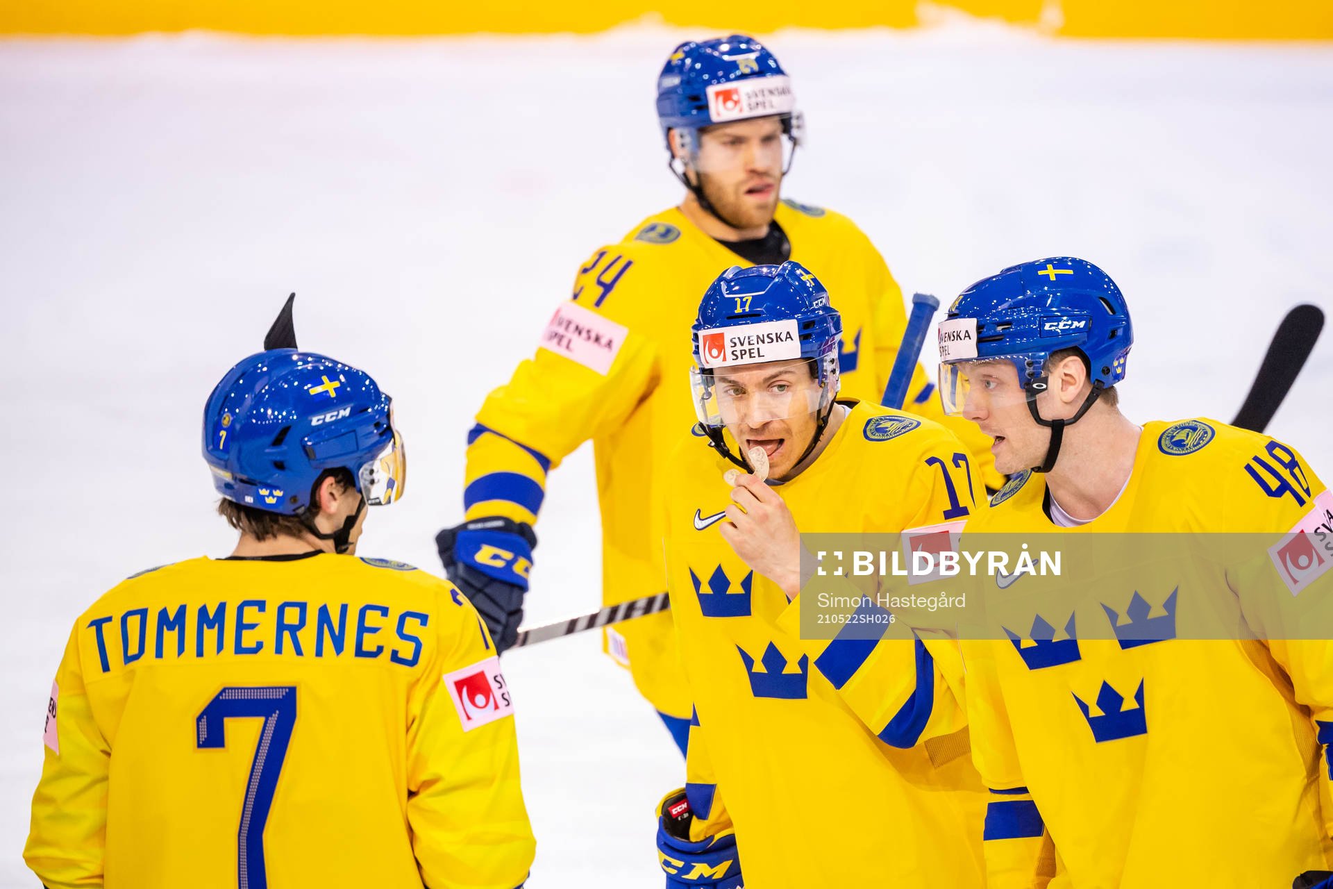 Henrik Tömmernes, Oscar Lindberg, Pär Lindholm and Carl