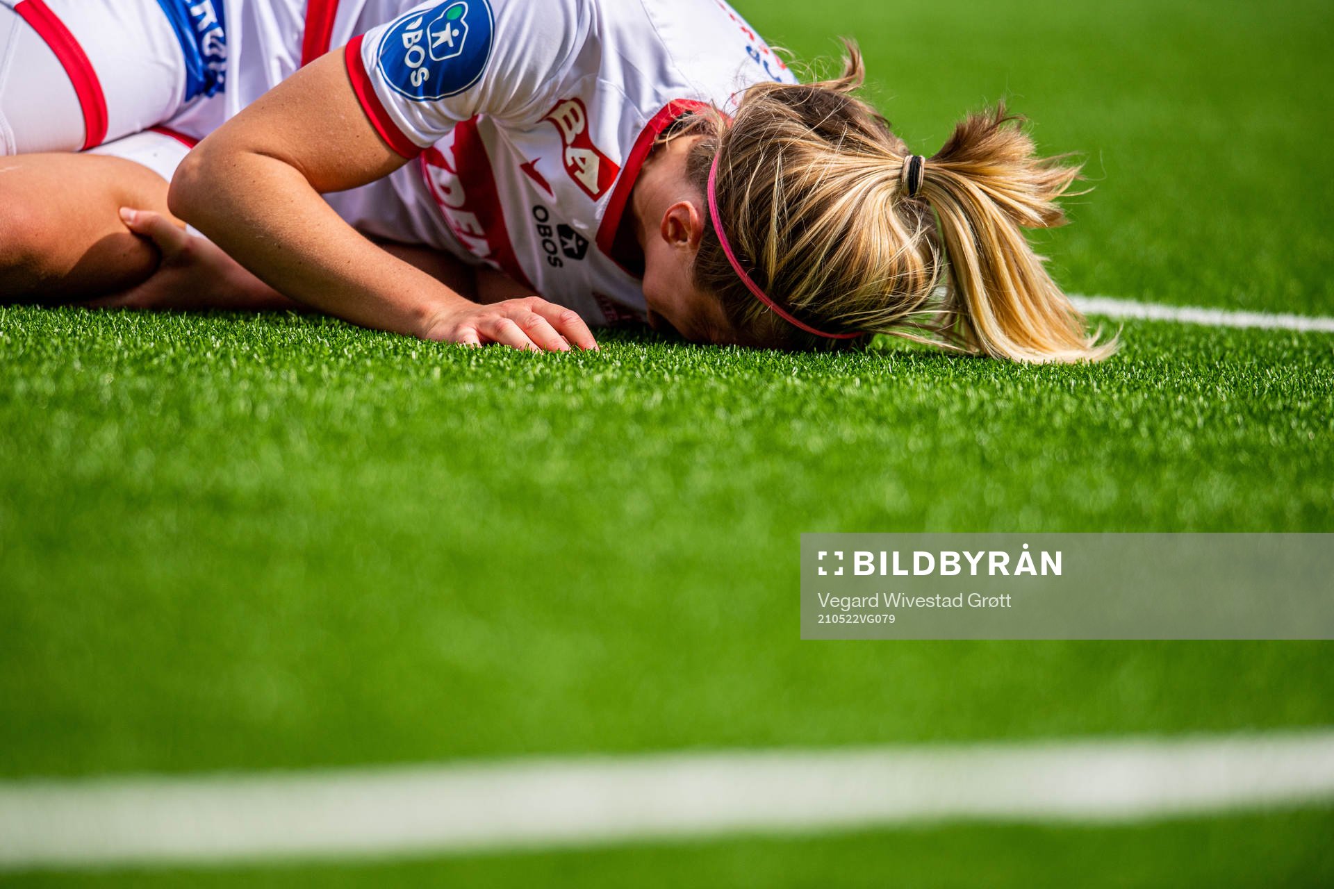 Maria Dybwad Brochmann of Sandviken in pain