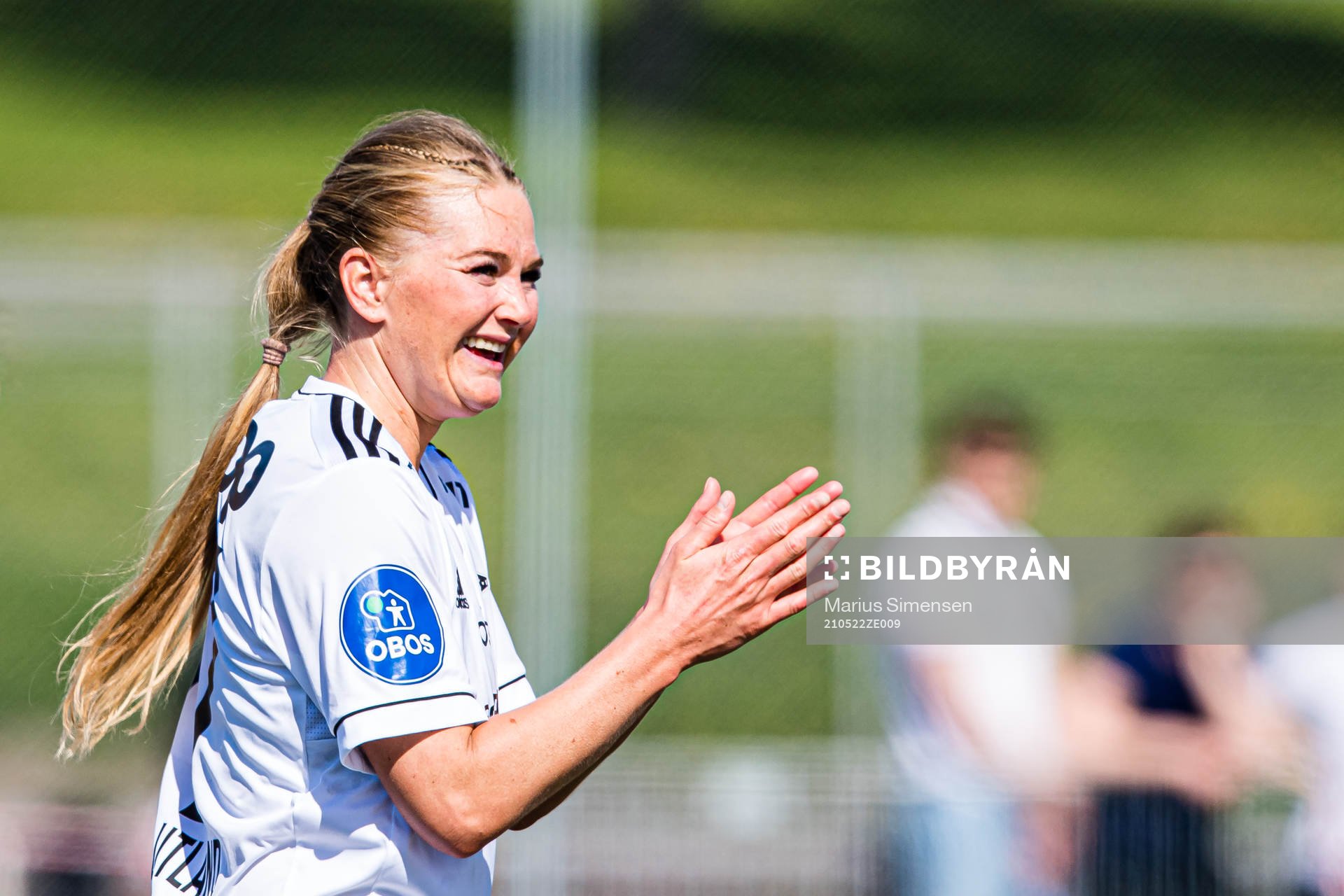Lisa-Marie Karlseng Utland of Rosenborg celebrates