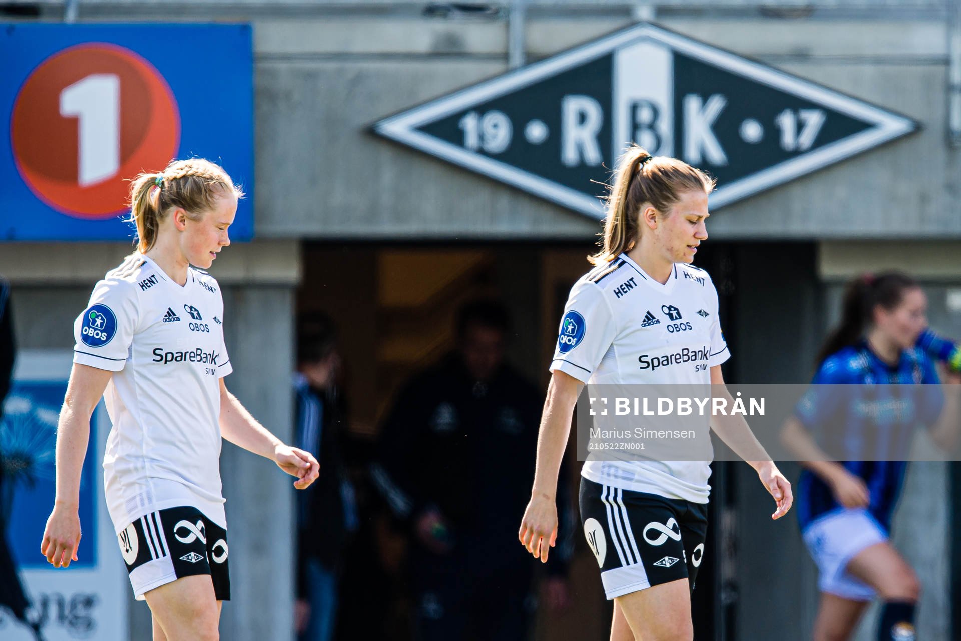 Julie Blakstad and Cesilie Andreassen of Rosenborg