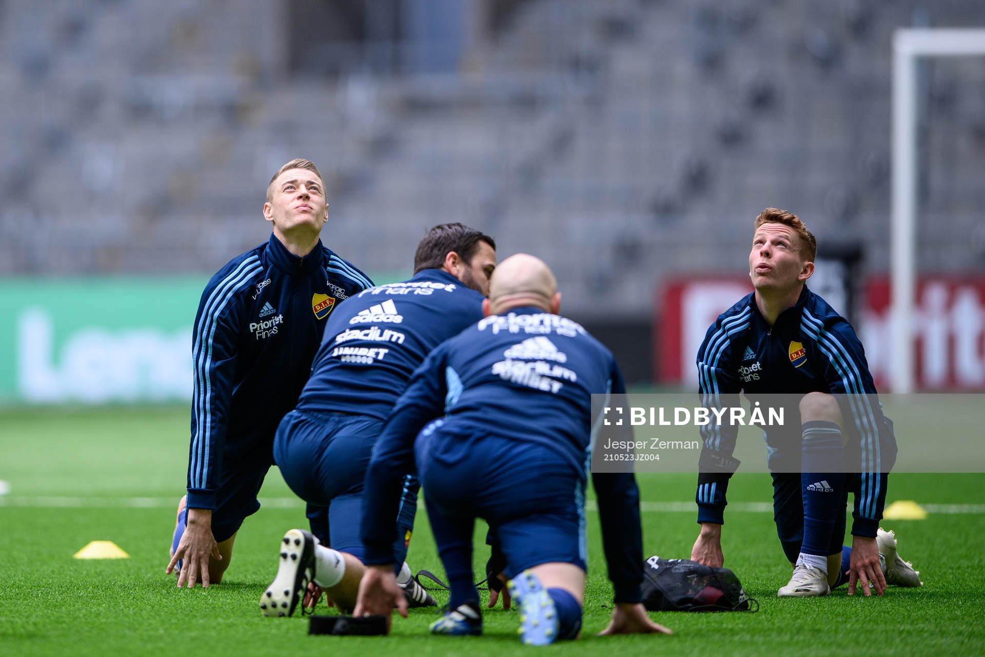 Djurgårdens Jesper Löfgren och Aslak Witry