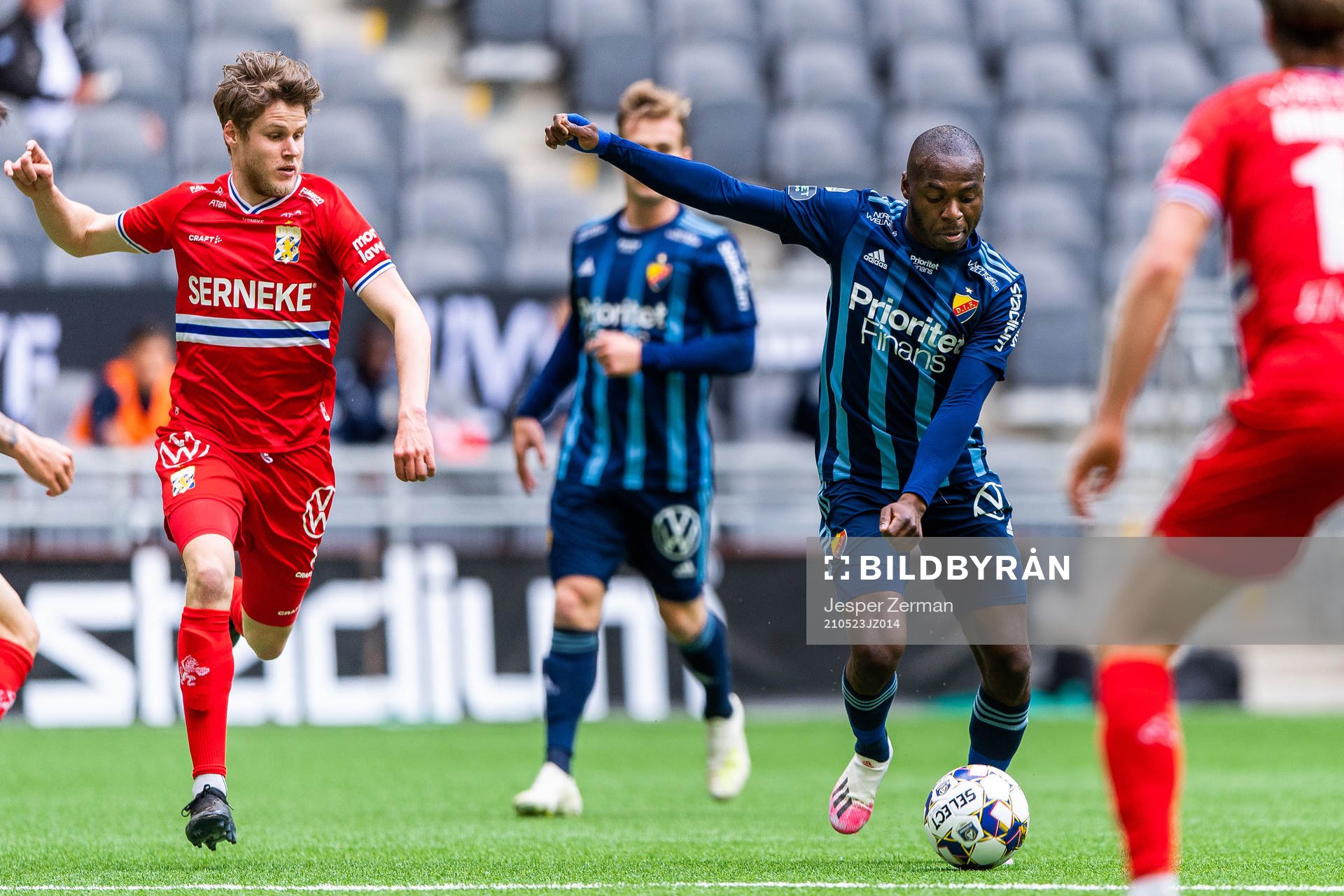 IFK Göteborgs Gustaf Norlin och Djurgårdens Edward
