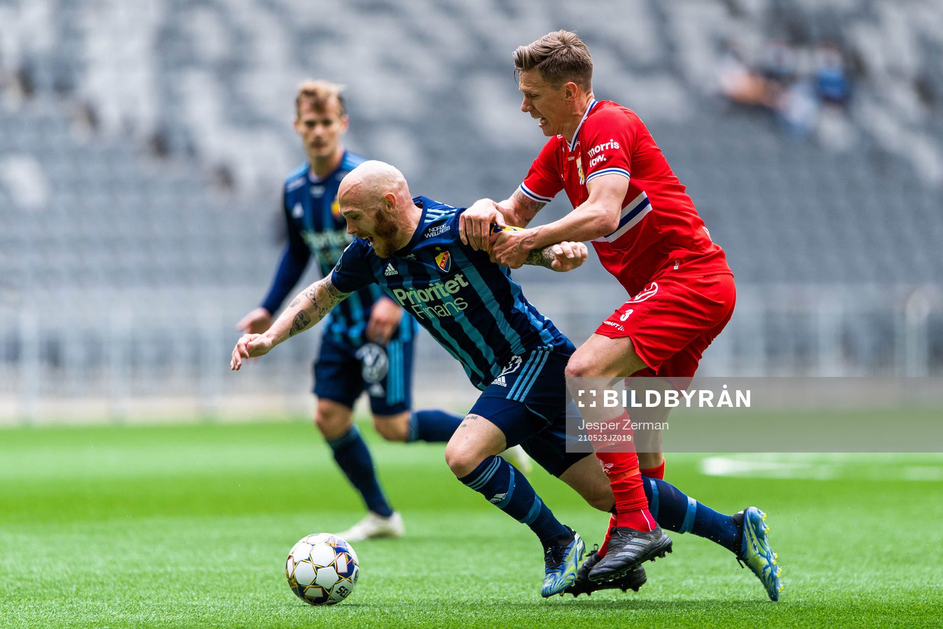 Djurgårdens Magnus Eriksson och IFK Göteborgs Pontus