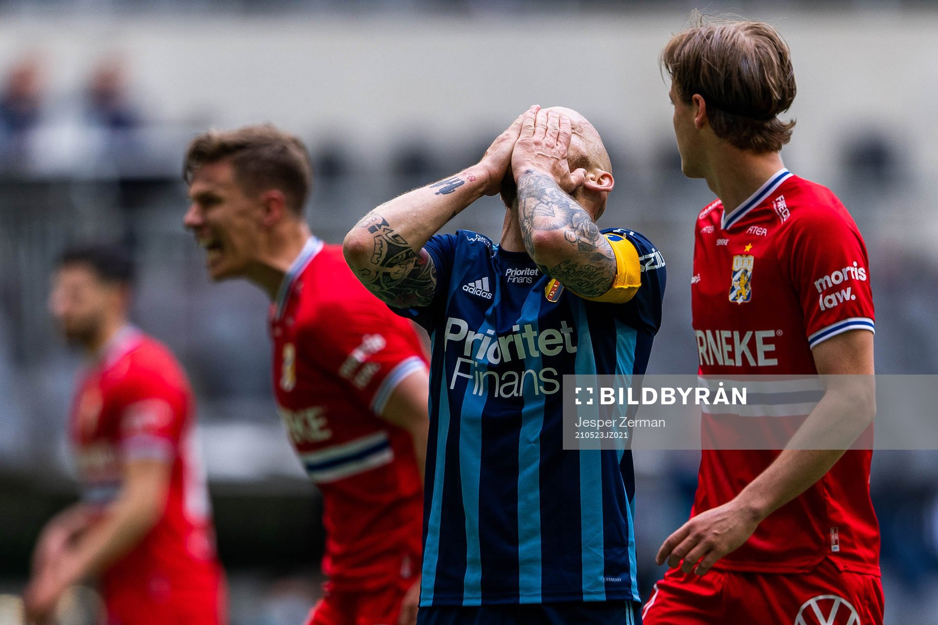Djurgårdens Magnus Eriksson deppar