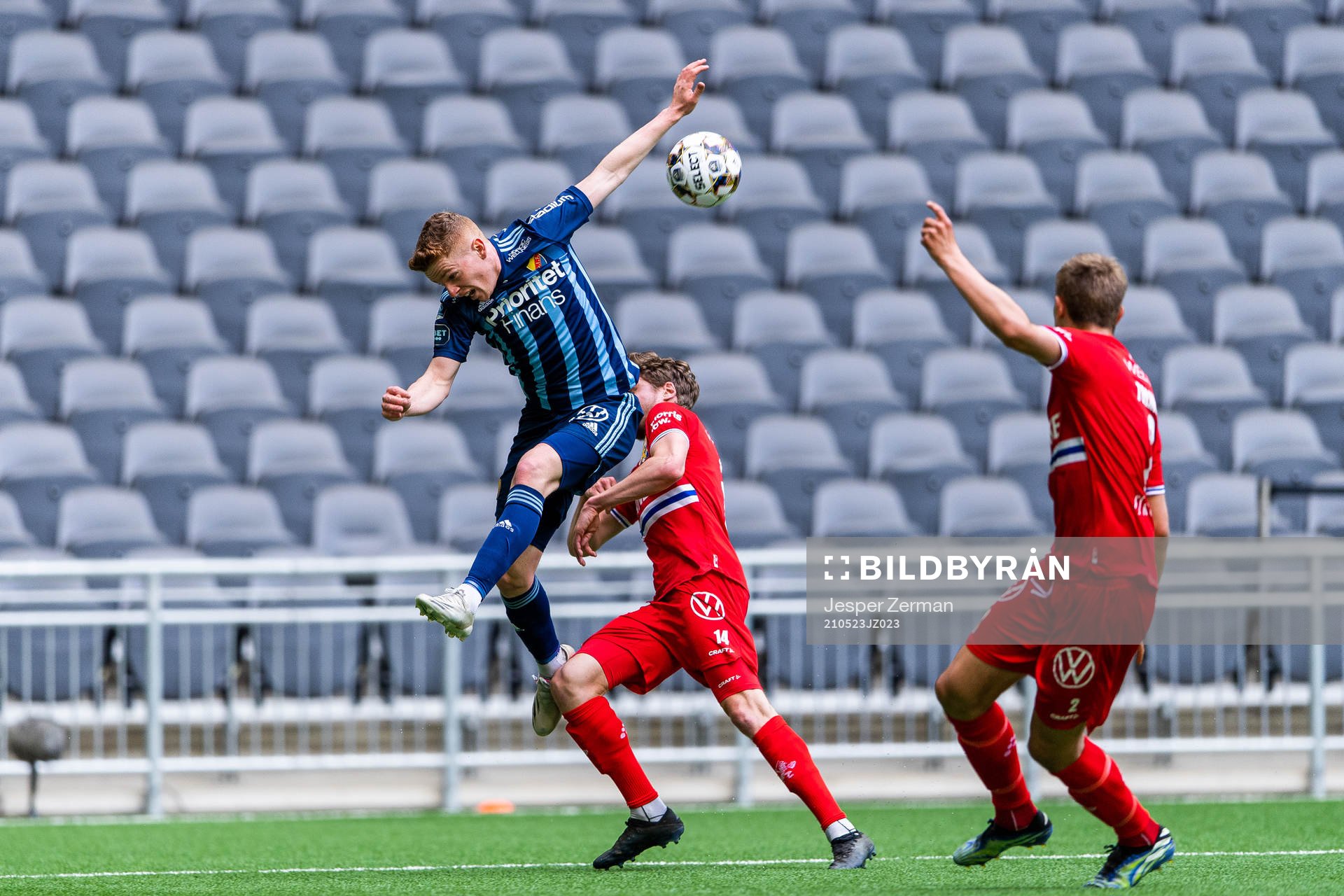 Djurgårdens Aslak Witry och IFK Göteborgs Gustaf Norlin