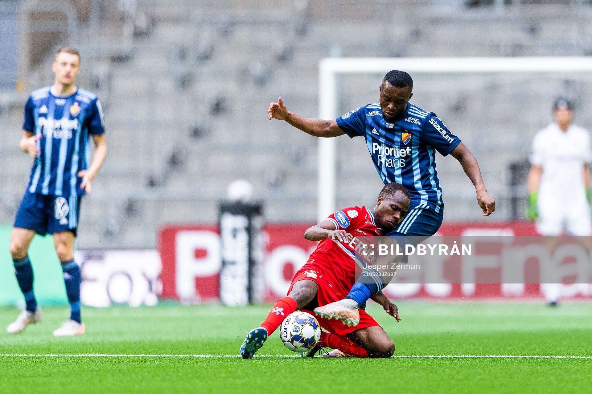 IFK Göteborgs Alhassan Yusuf och Djurgårdens Emmanuel