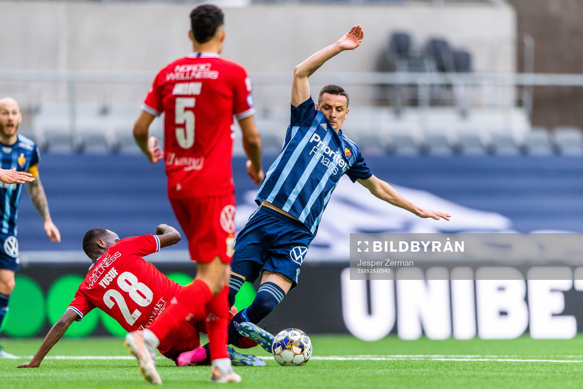 IFK Göteborgs Alhassan Yusuf och Djurgårdens Haris