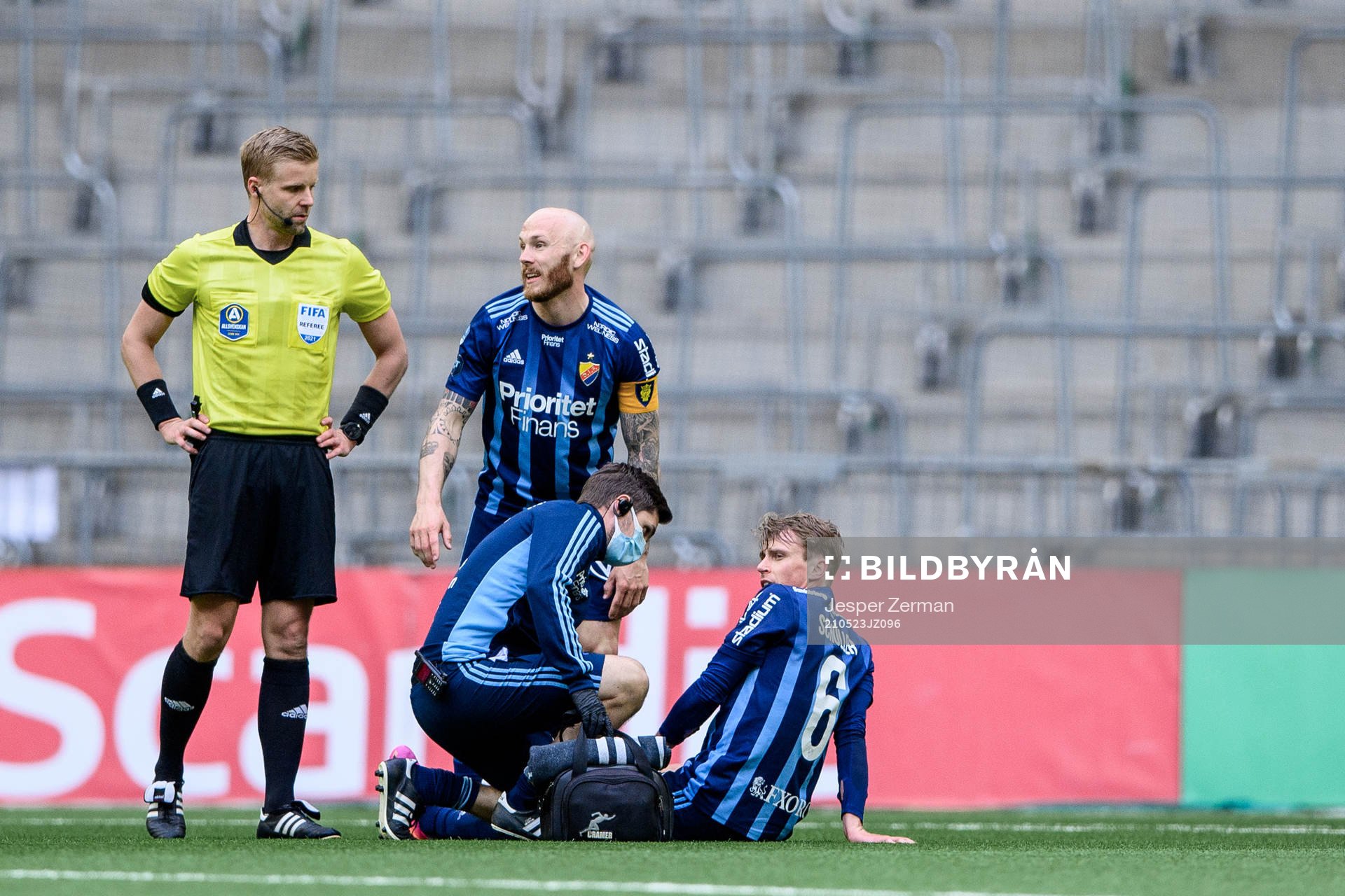 Djurgårdens Rasmus Schüller får vård