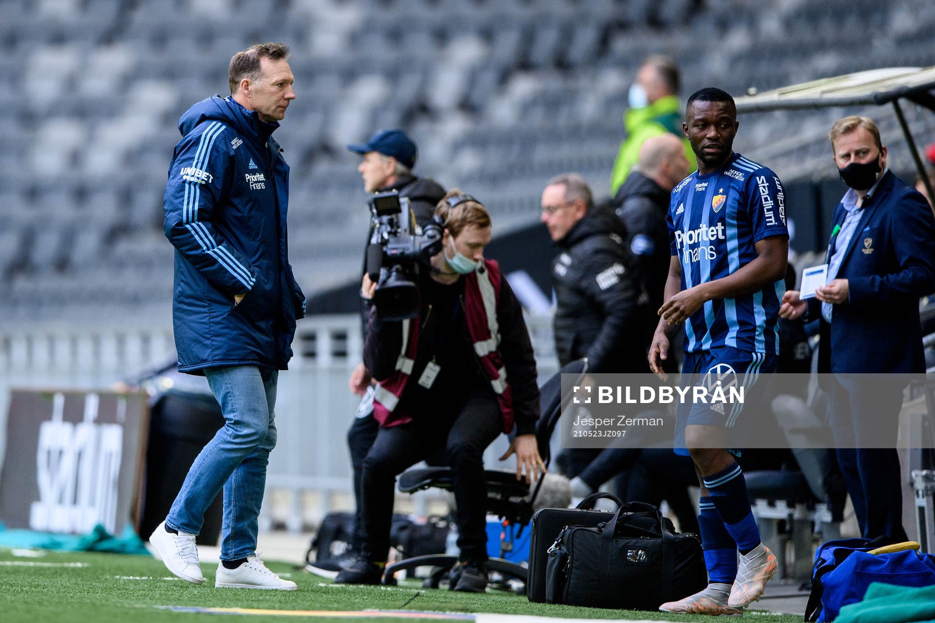 Djurgårdens tränare Kim Bergstrand