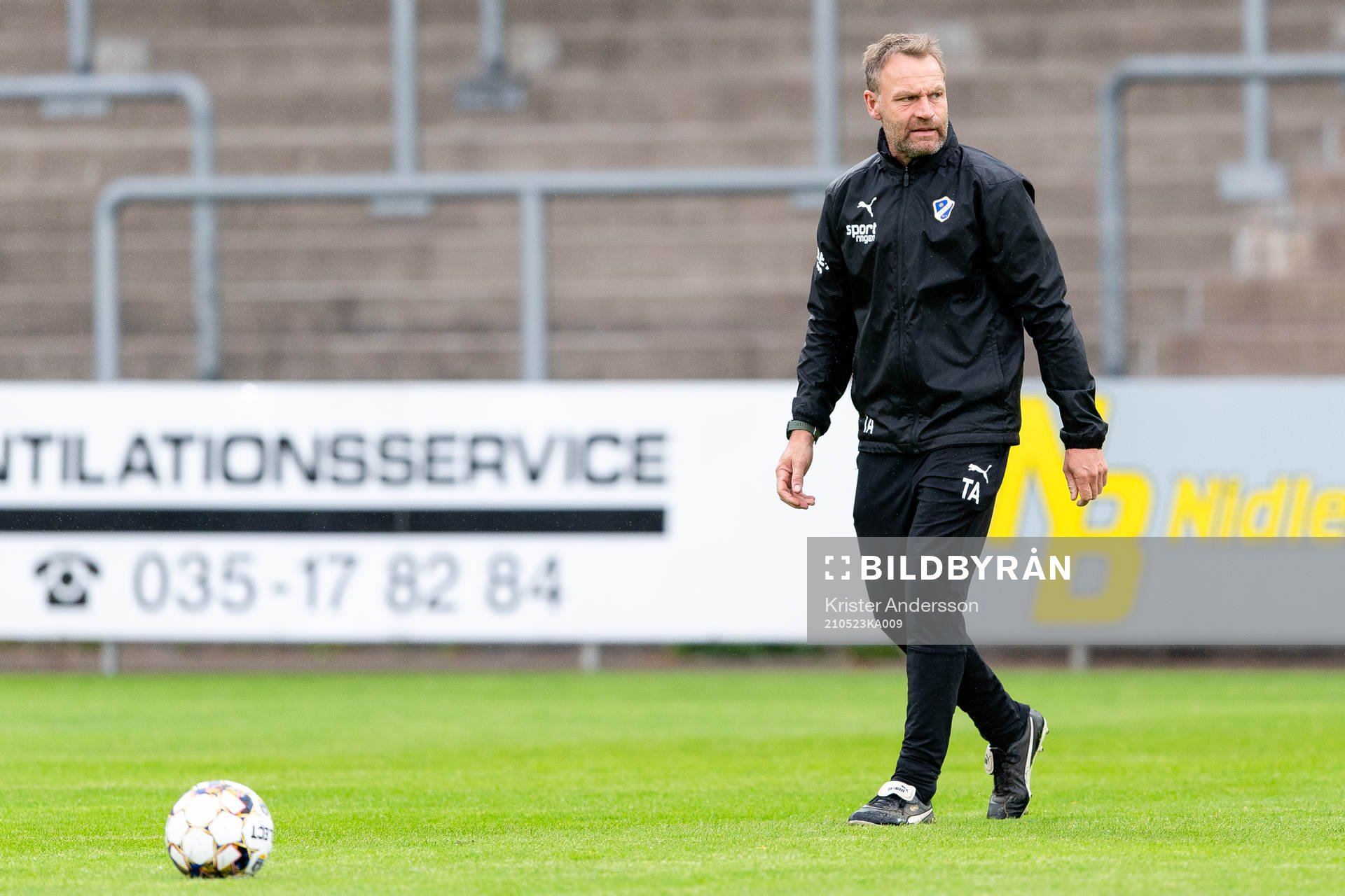 Halmstads assisterande tränare Torbjörn Arvidsson före