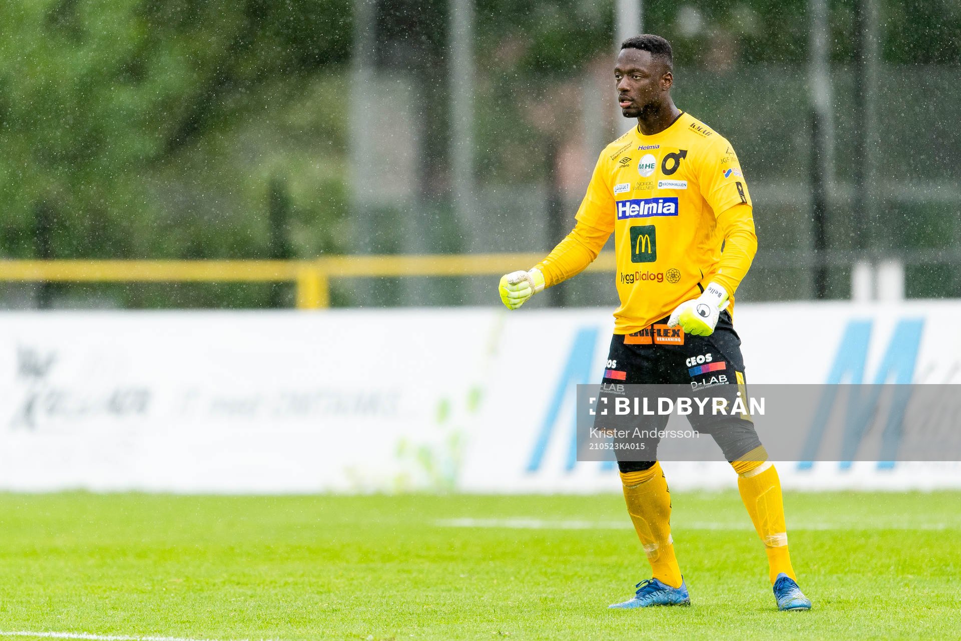 Degerfors målvakt Ismael Diawara