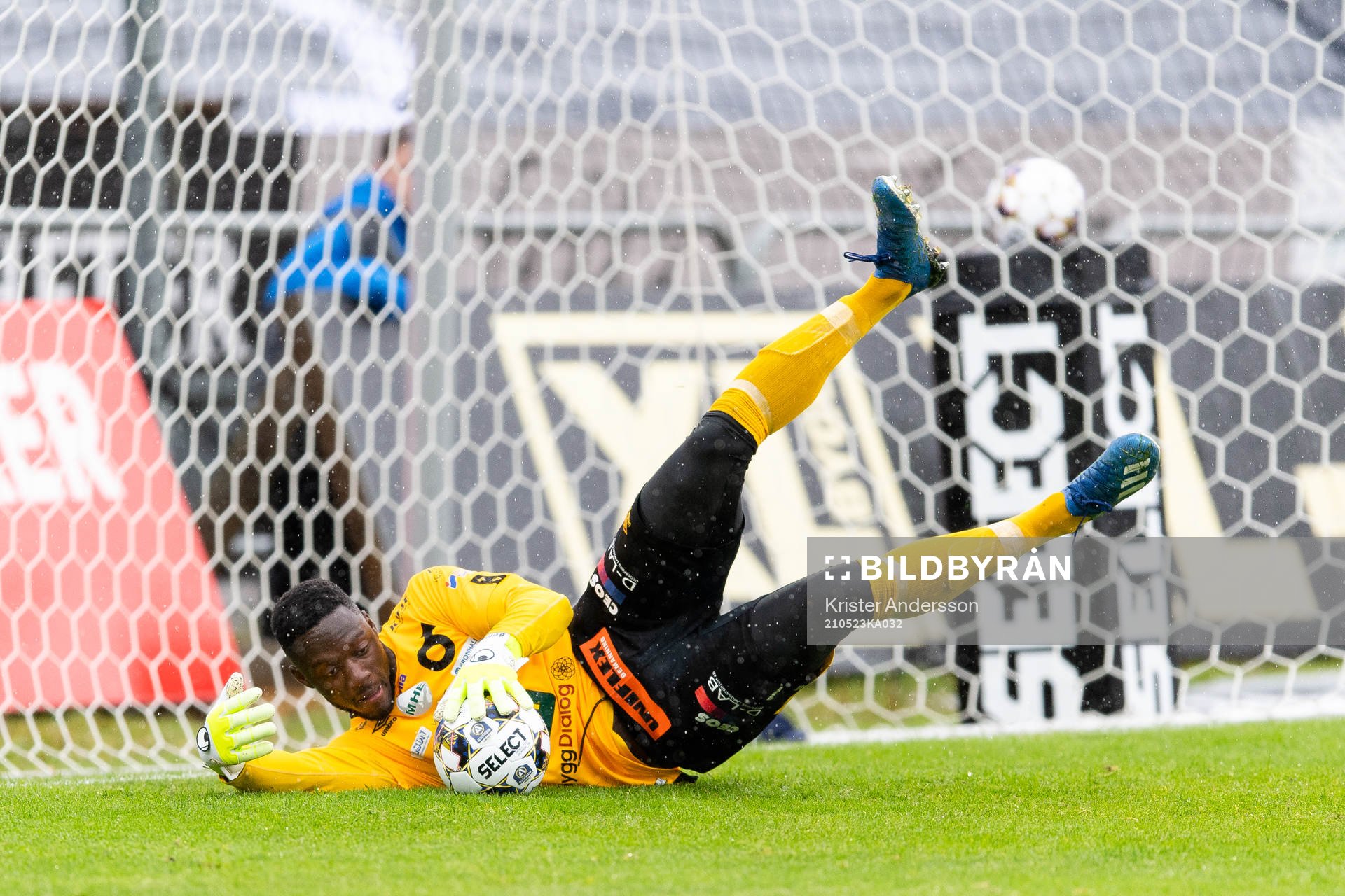 Degerfors målvakt Ismael Diawara