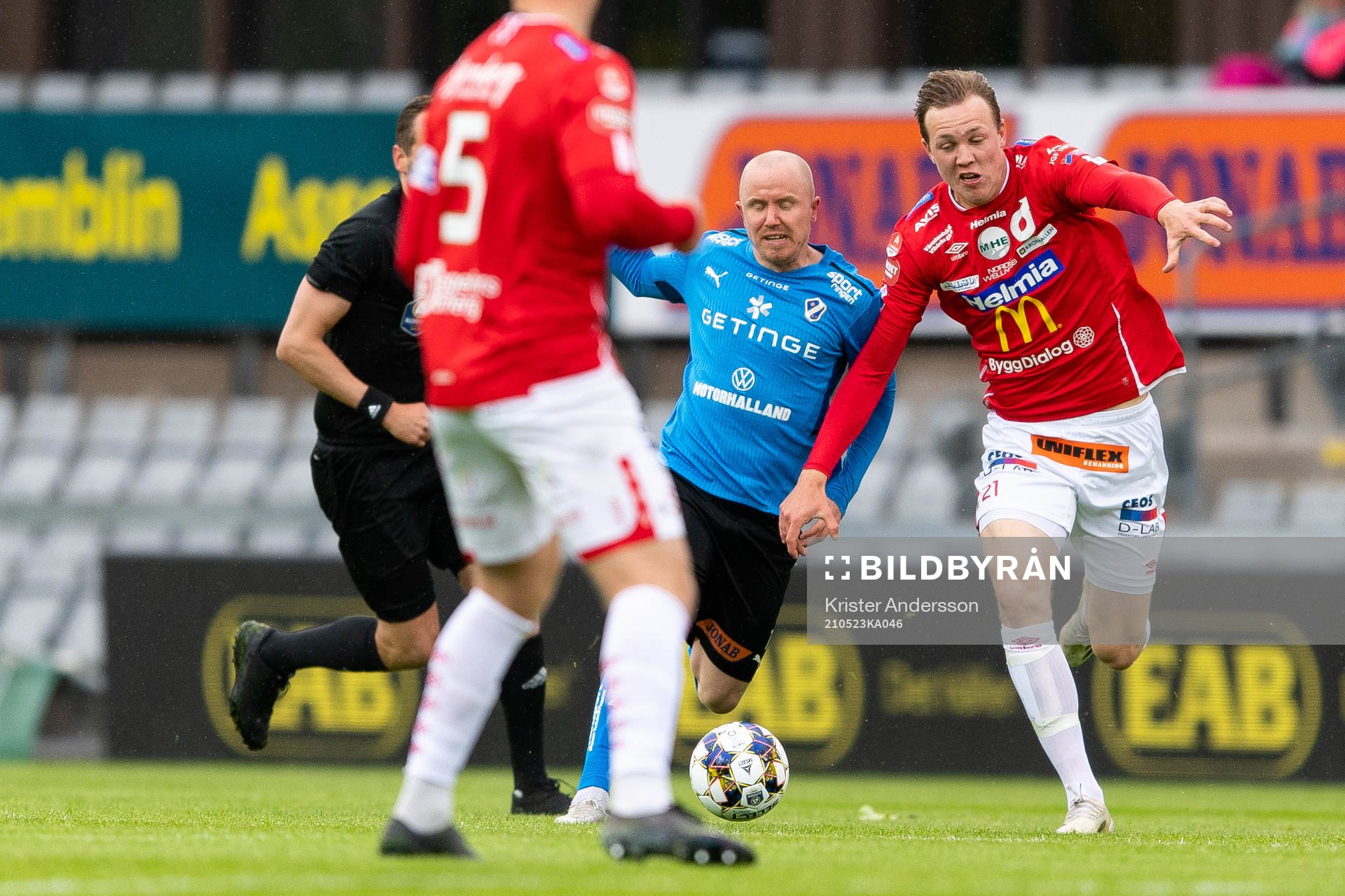 Halmstads Simon Lundevall och Degerfors Adam Carlén