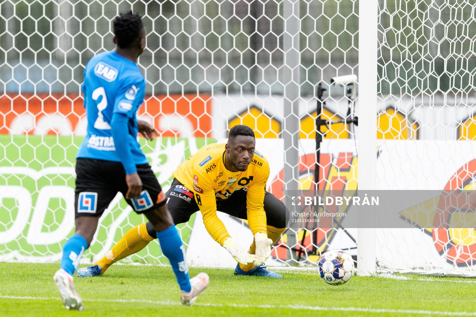 Degerfors målvakt Ismael Diawara
