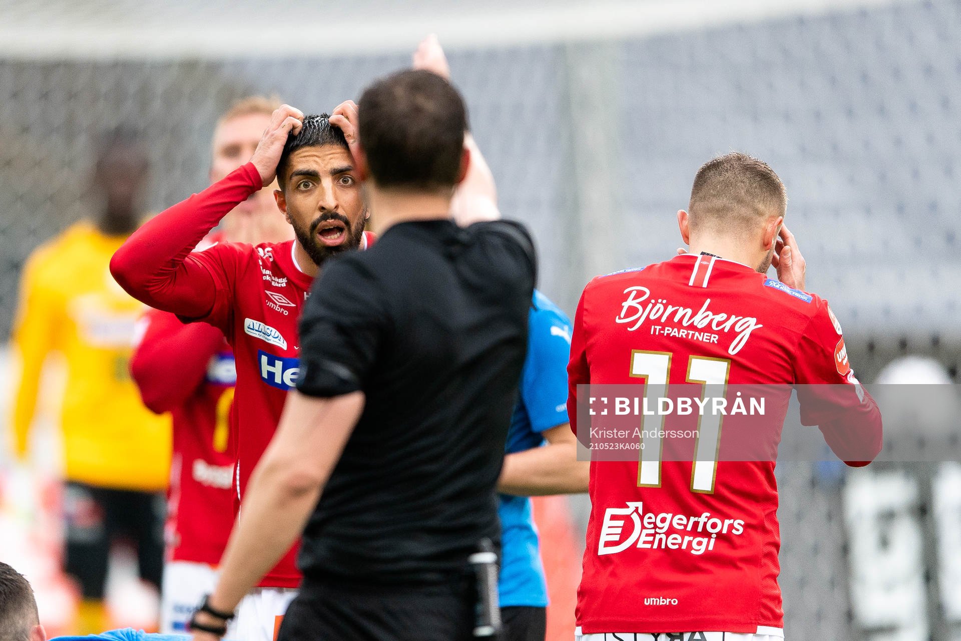 Degerfors Sean Sabetkar reagerar