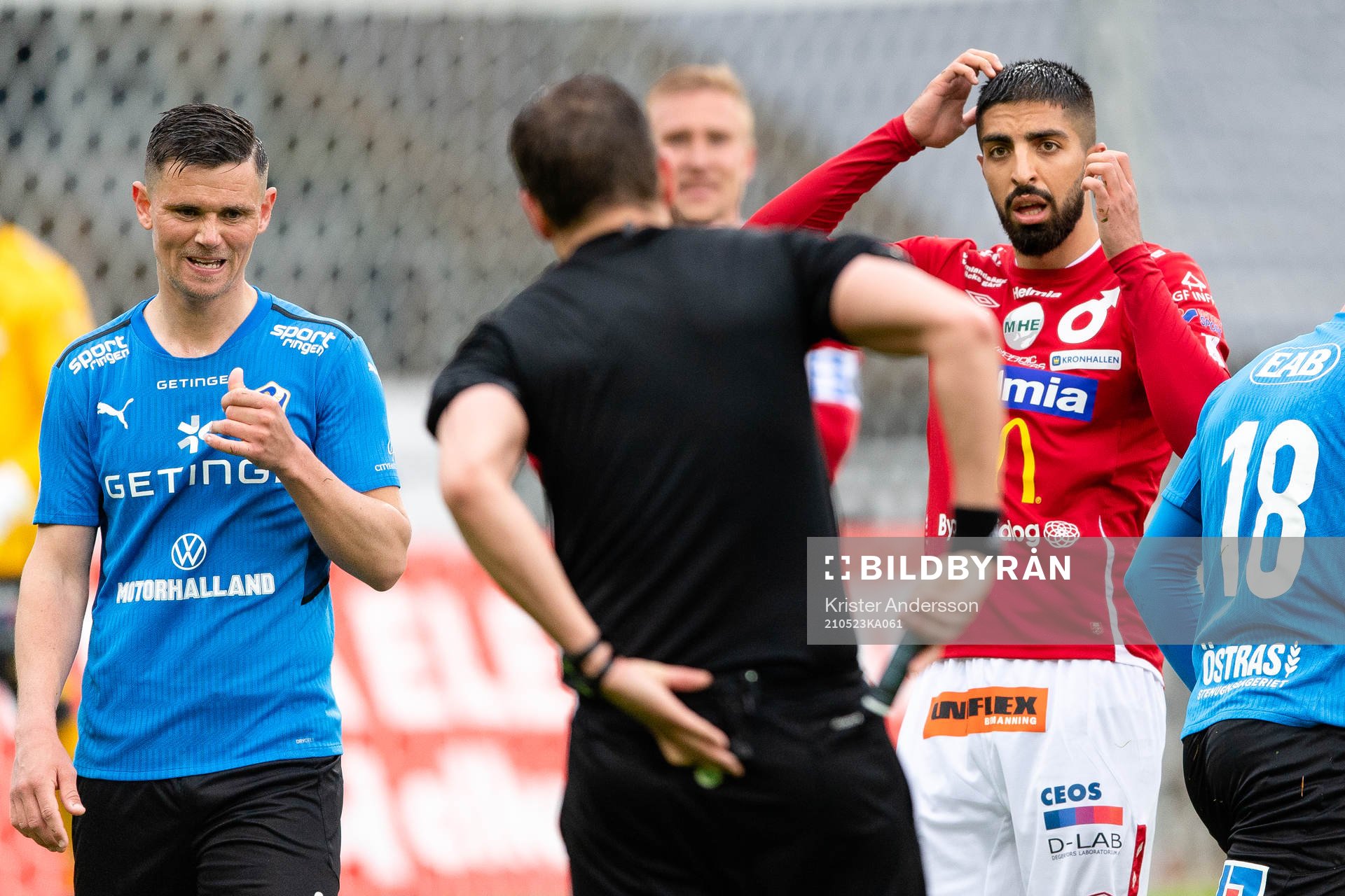 Degerfors Sean Sabetkar reagerar