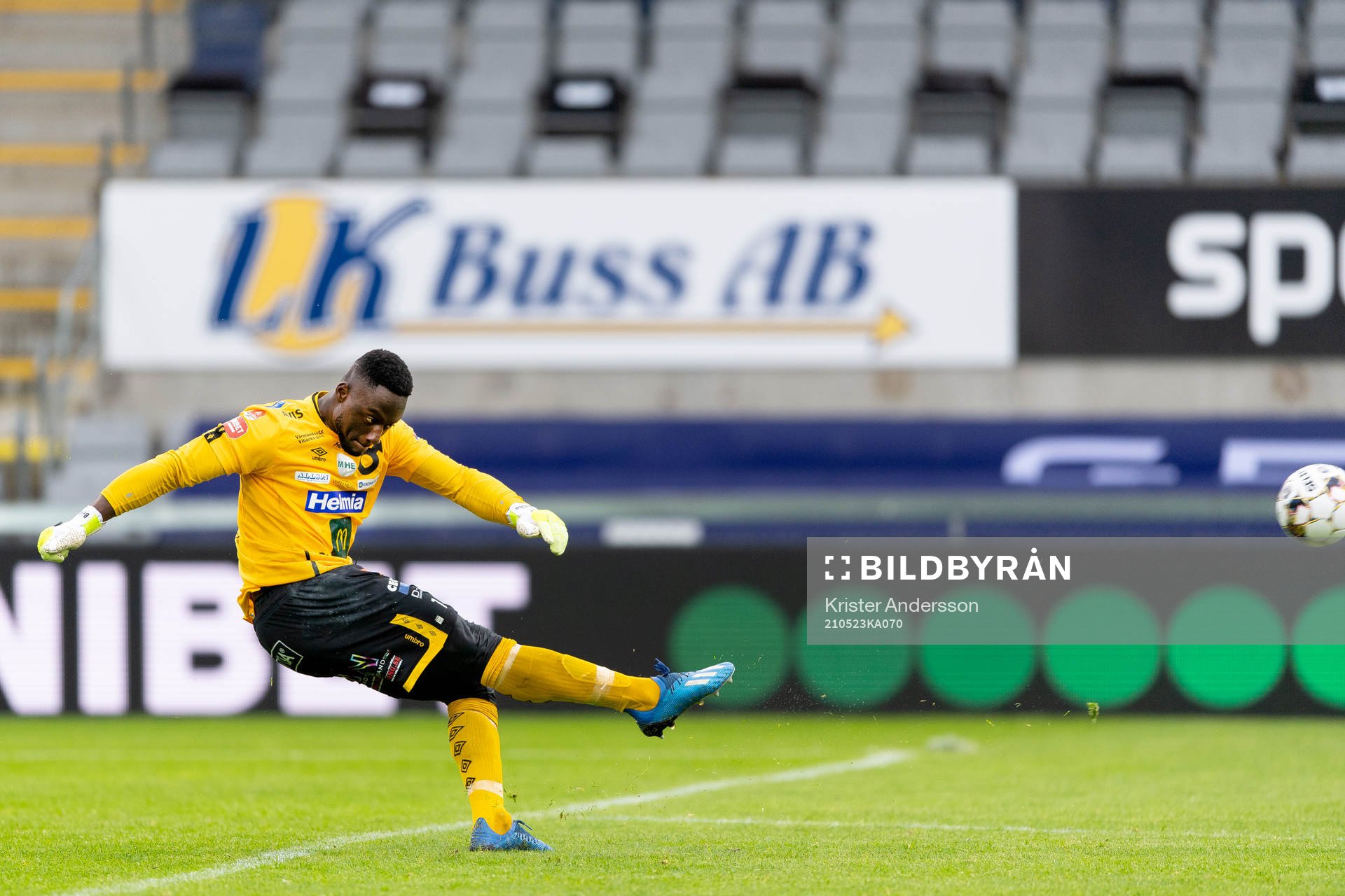 Degerfors målvakt Ismael Diawara