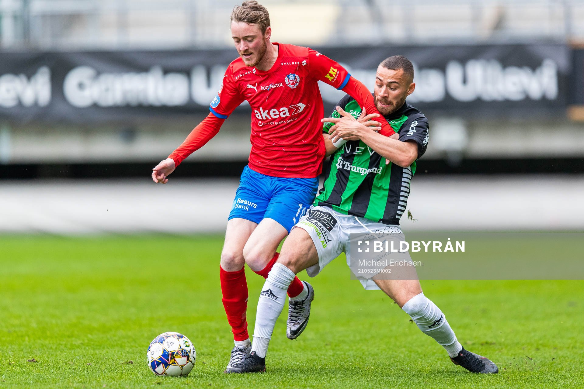 Helsingborgs Rasmus Jönsson och GAIS Malkolm Moenza