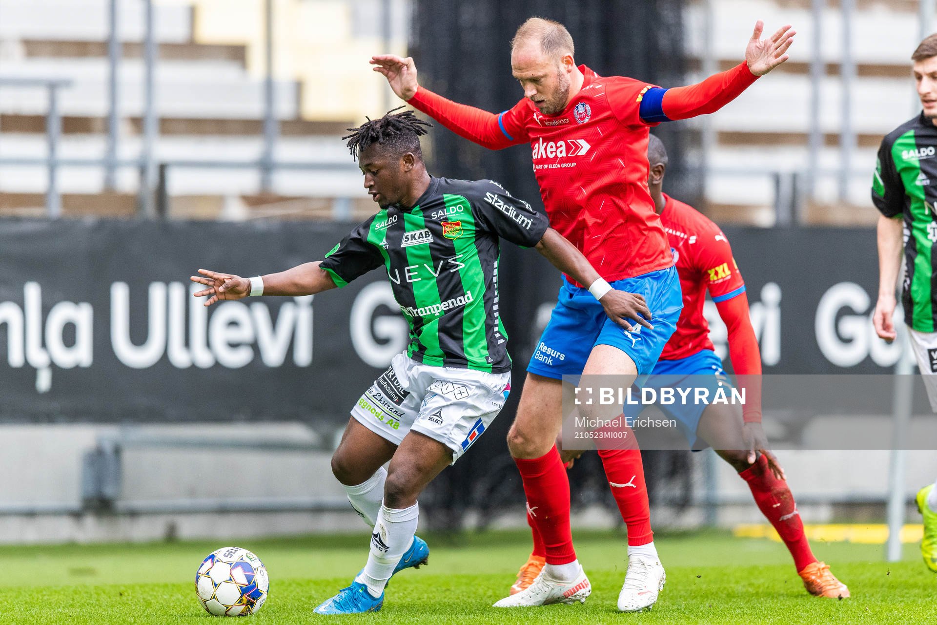 GAIS Michael Kargbo och Helsingborgs Andreas Granqvist