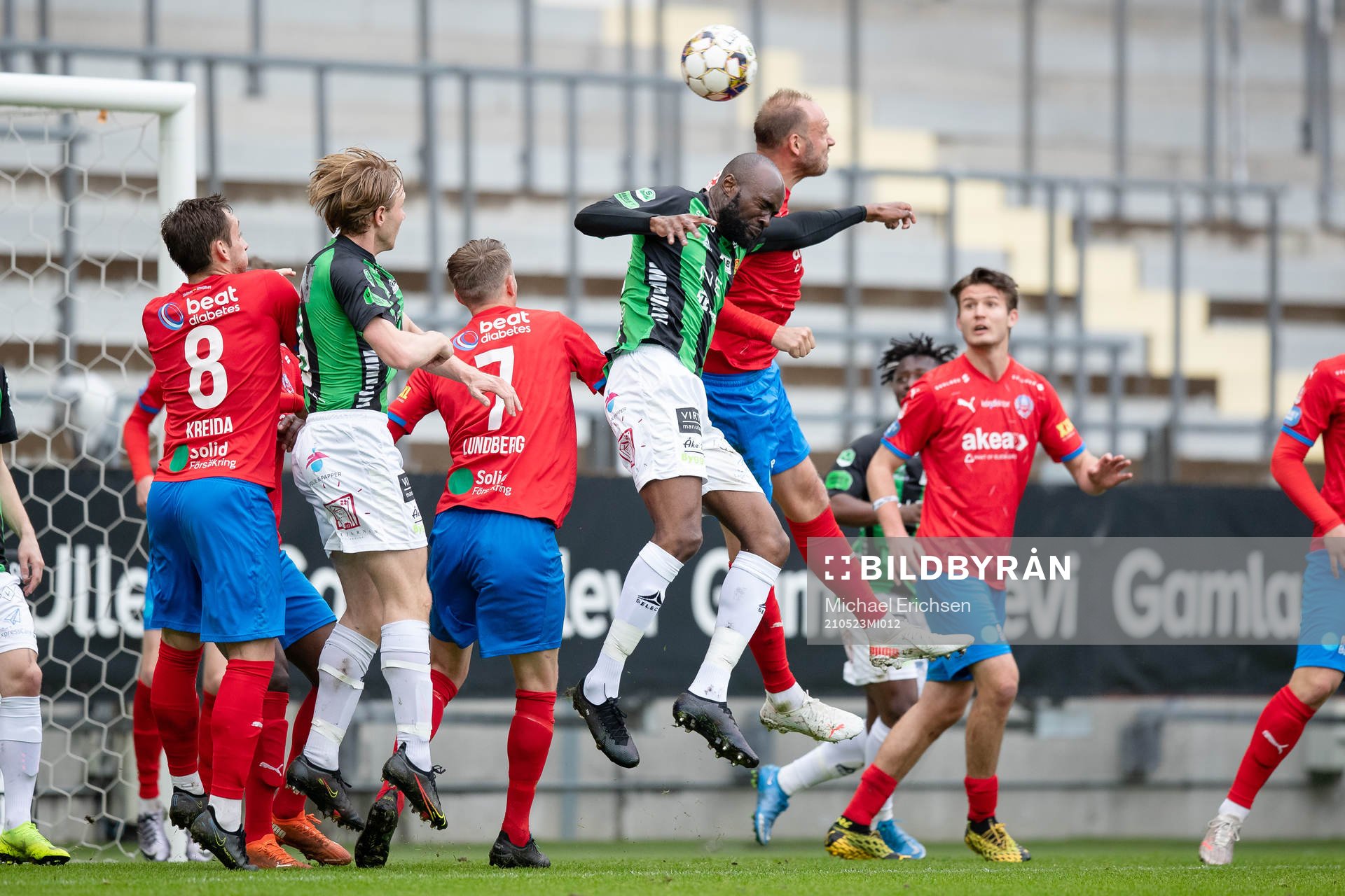 GAIS Boris Lumbana och Helsingborgs Andreas Granqvist