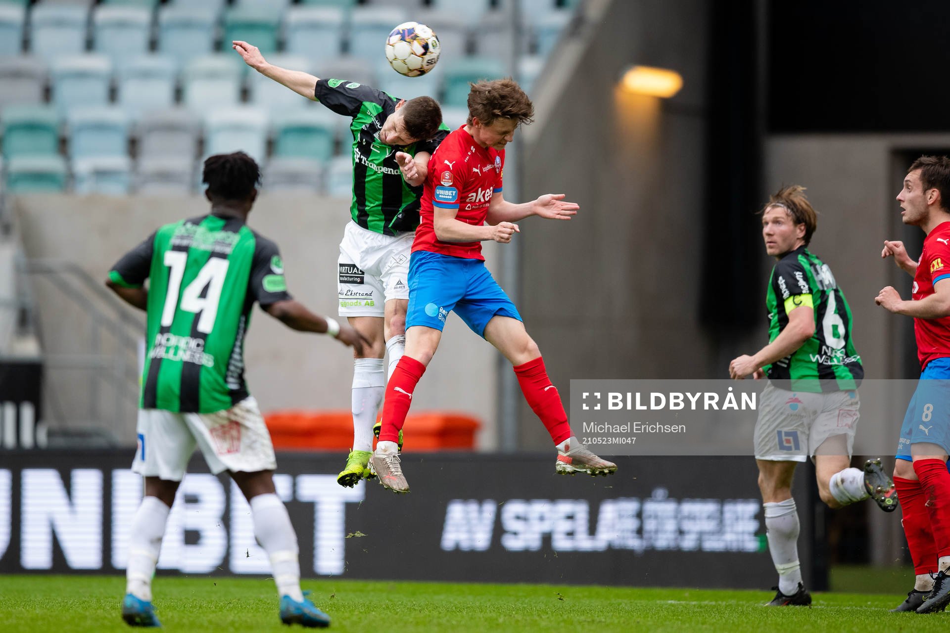 GAIS Adnan Maric och Helsingborgs Max Svensson