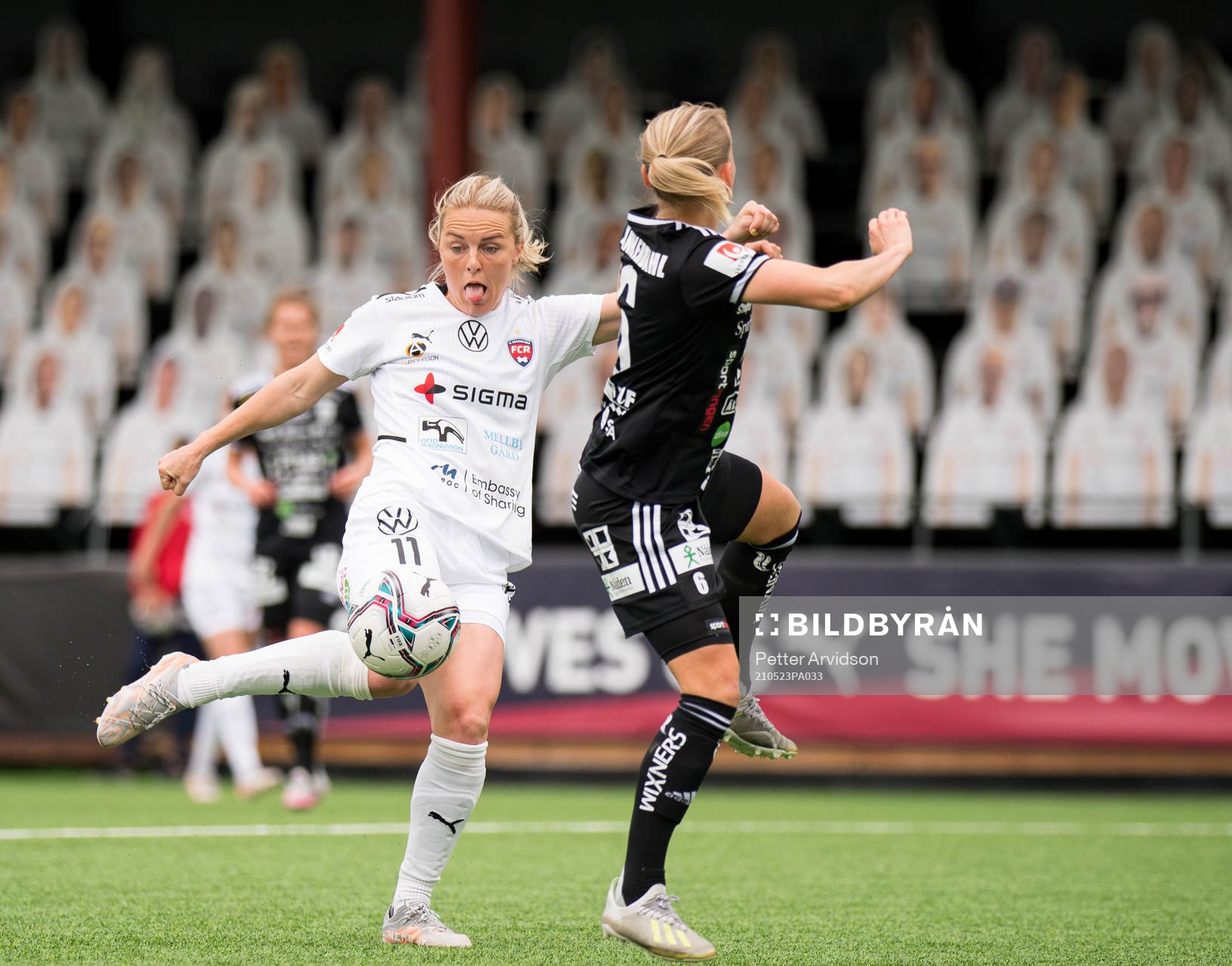 Rosengårds Mimmi Larsson och Piteås Sofia Wännerdahl