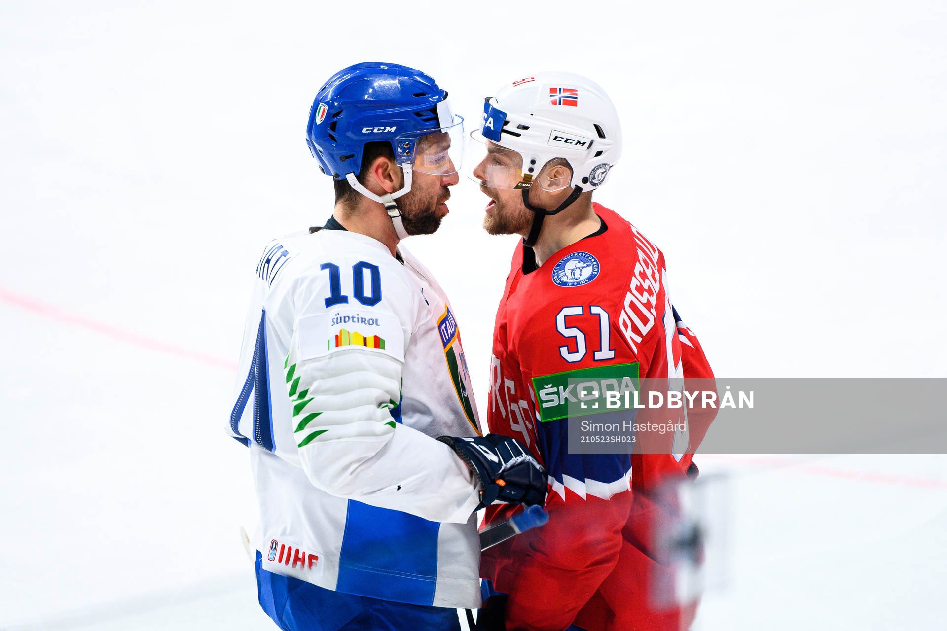 Stefano Giliati of Italy and Mats Rosseli Olsen of Norway