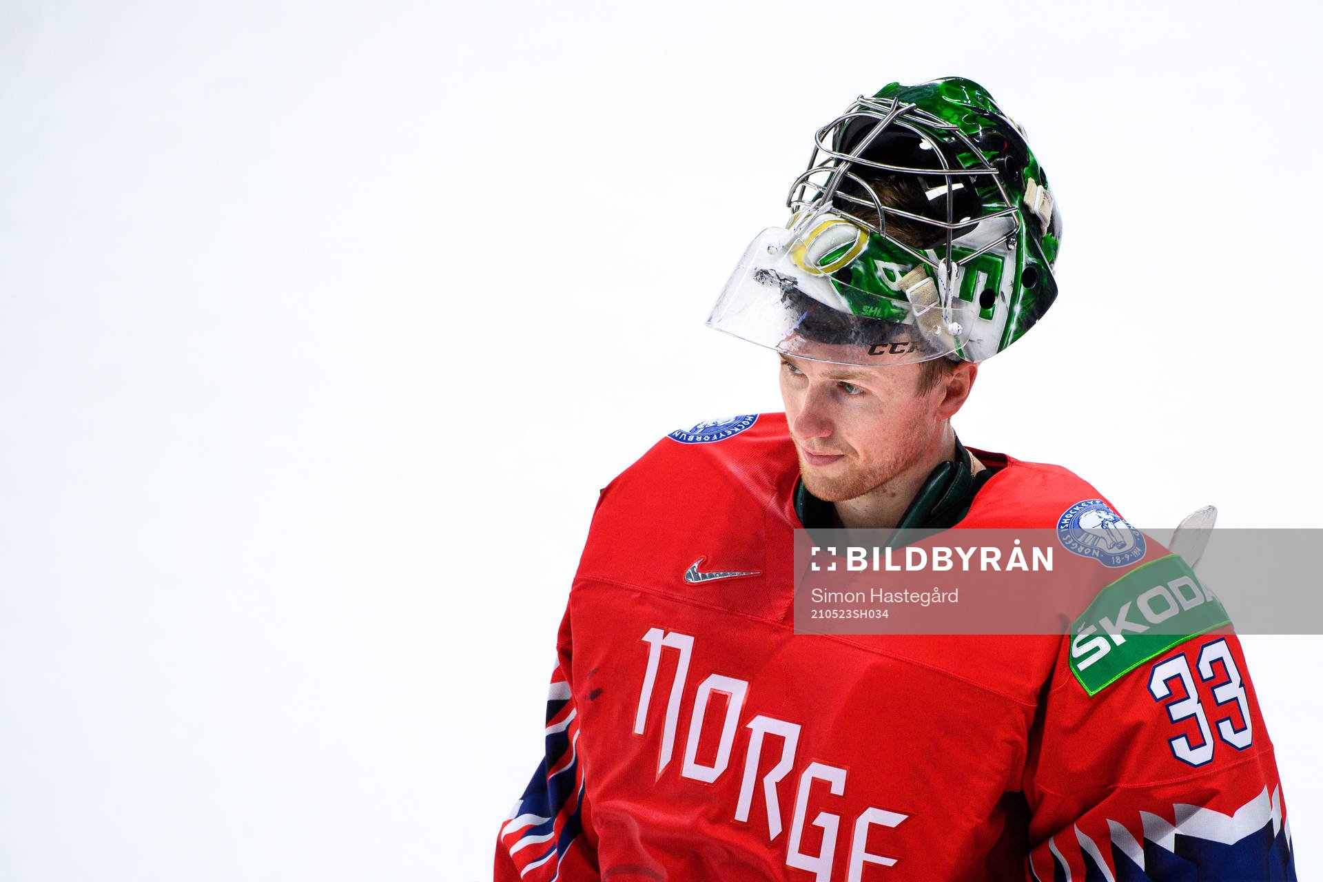 Goalkeeper Henrik Haukeland of Norway