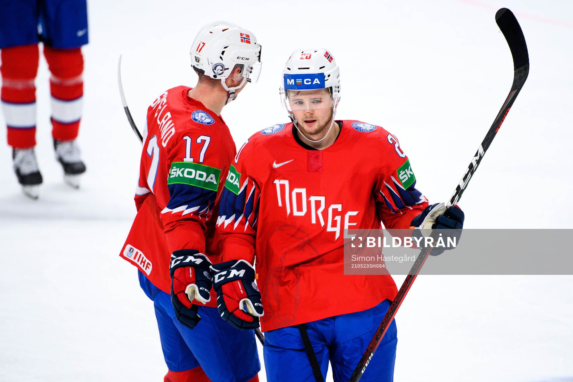 Stefan Espeland and Emilio Pettersen of Norway