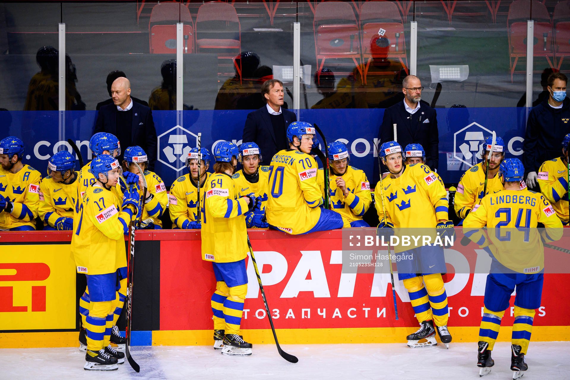 Marcus Ragnarsson, Assistant coach, Johan Garpenlöv, Head