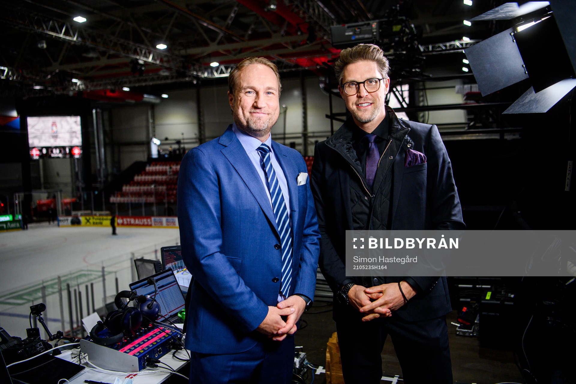 Chris Härenstam and Jonas Andersson of Swedish broadcaster