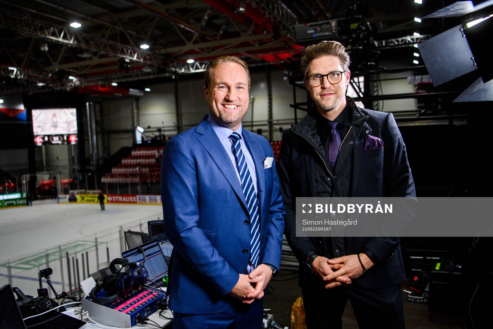 Chris Härenstam and Jonas Andersson of Swedish broadcaster