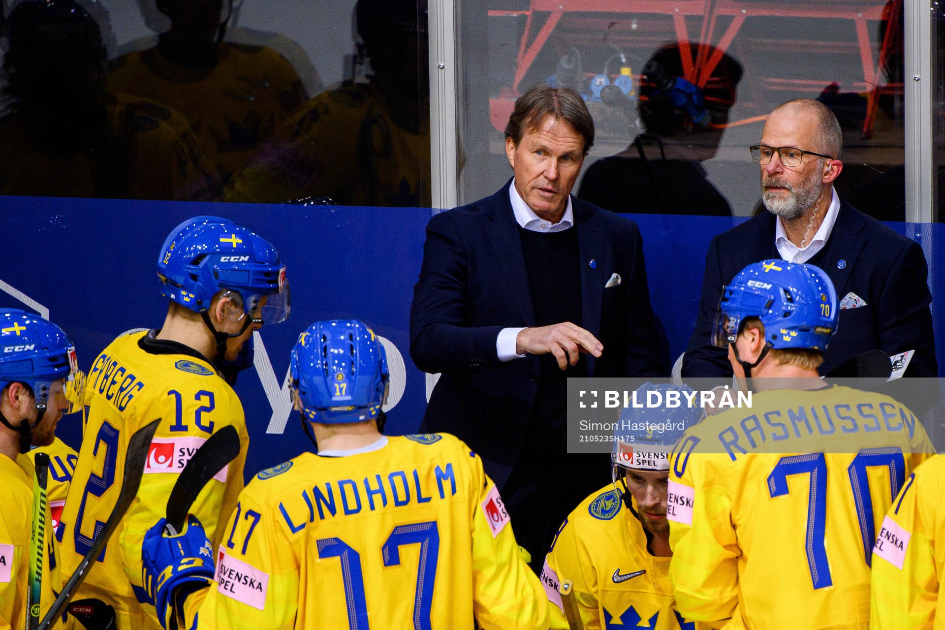 Johan Garpenlöv, Head coach and Markus Åkerblom,