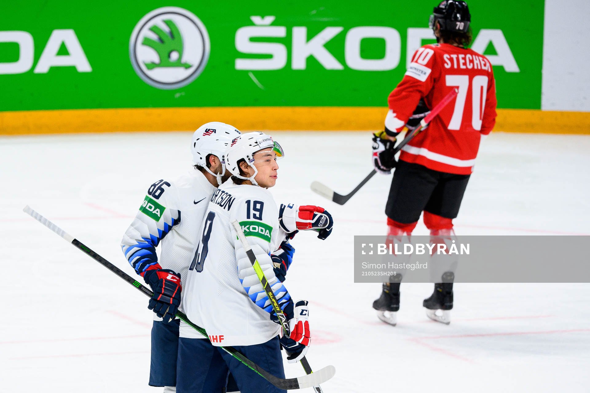 Jason Robertson of USA celebrates the 0-1 goal