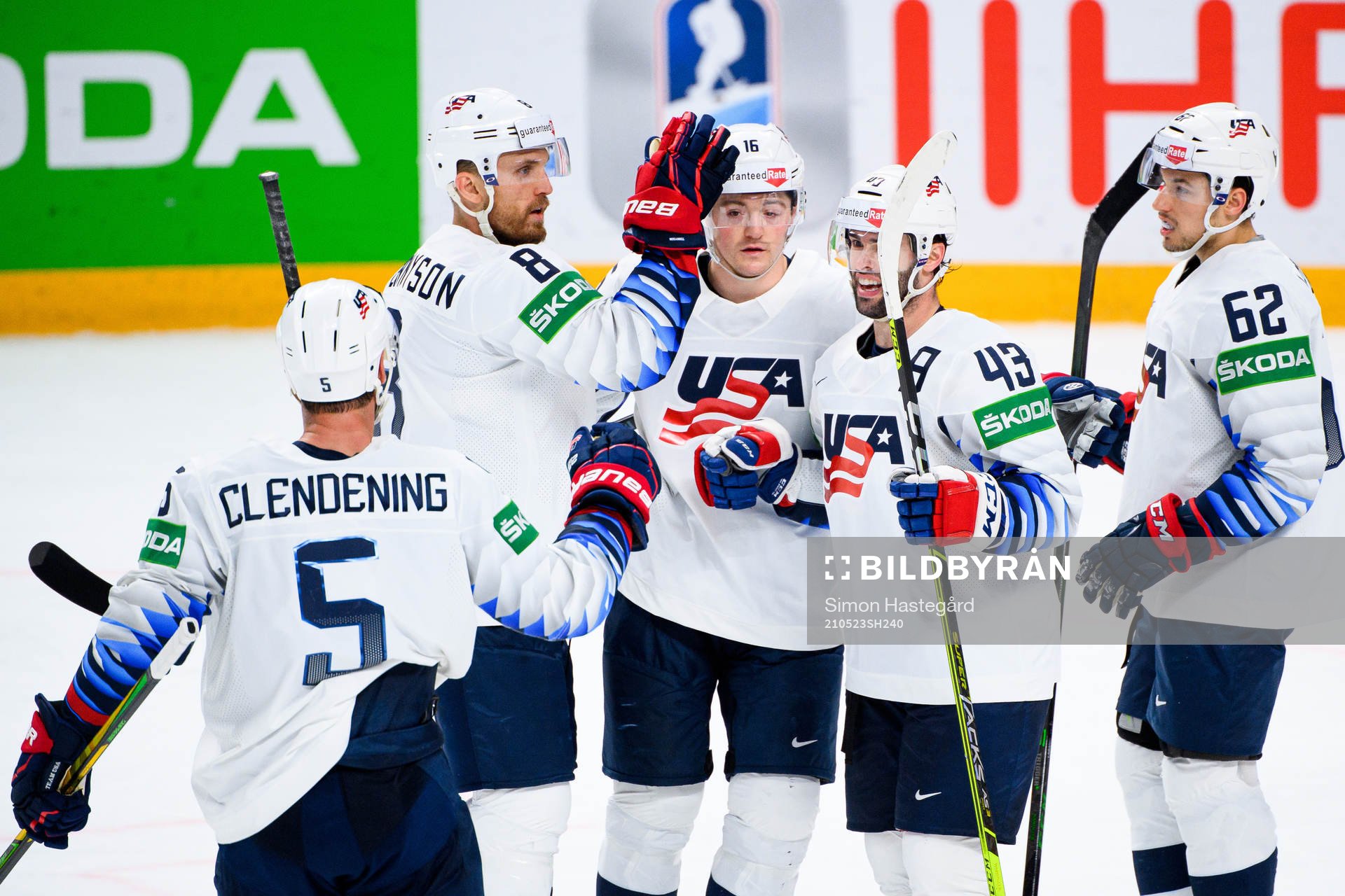 Matt Tennyson, Ryan Donato, Colin Blackwell and Kevin