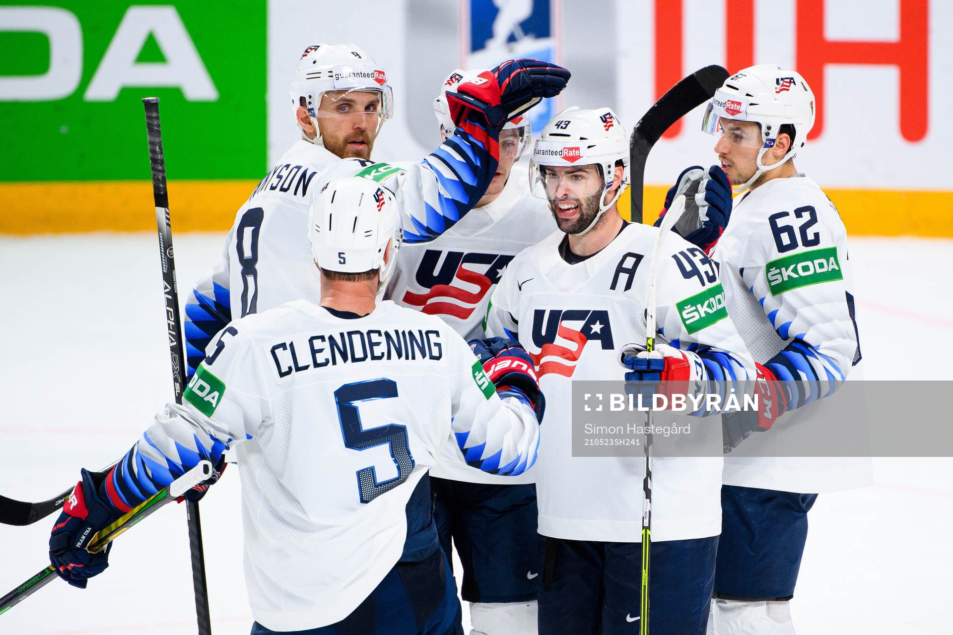 Matt Tennyson, Ryan Donato, Colin Blackwell and Kevin