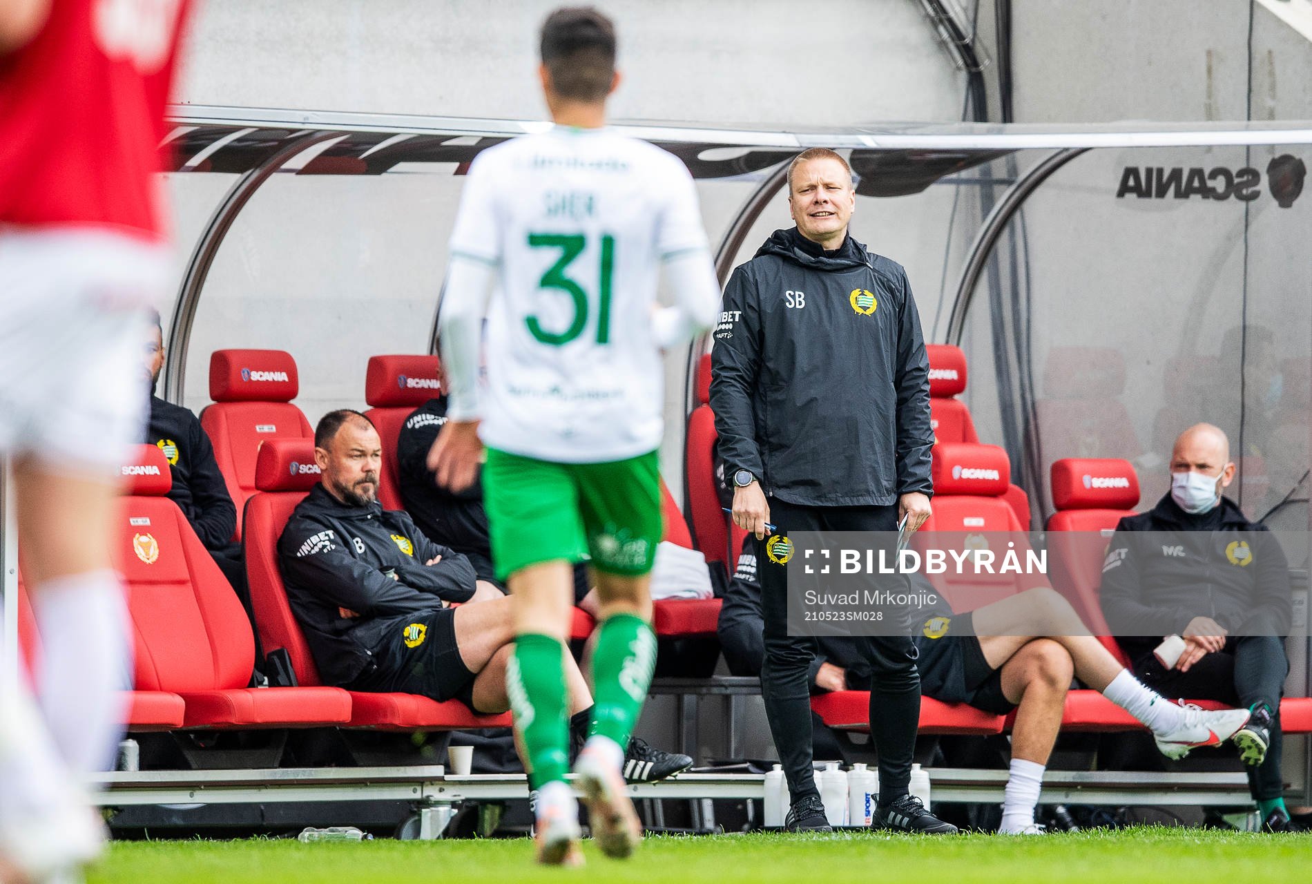 Hammarbys tränare Stefan Billborn