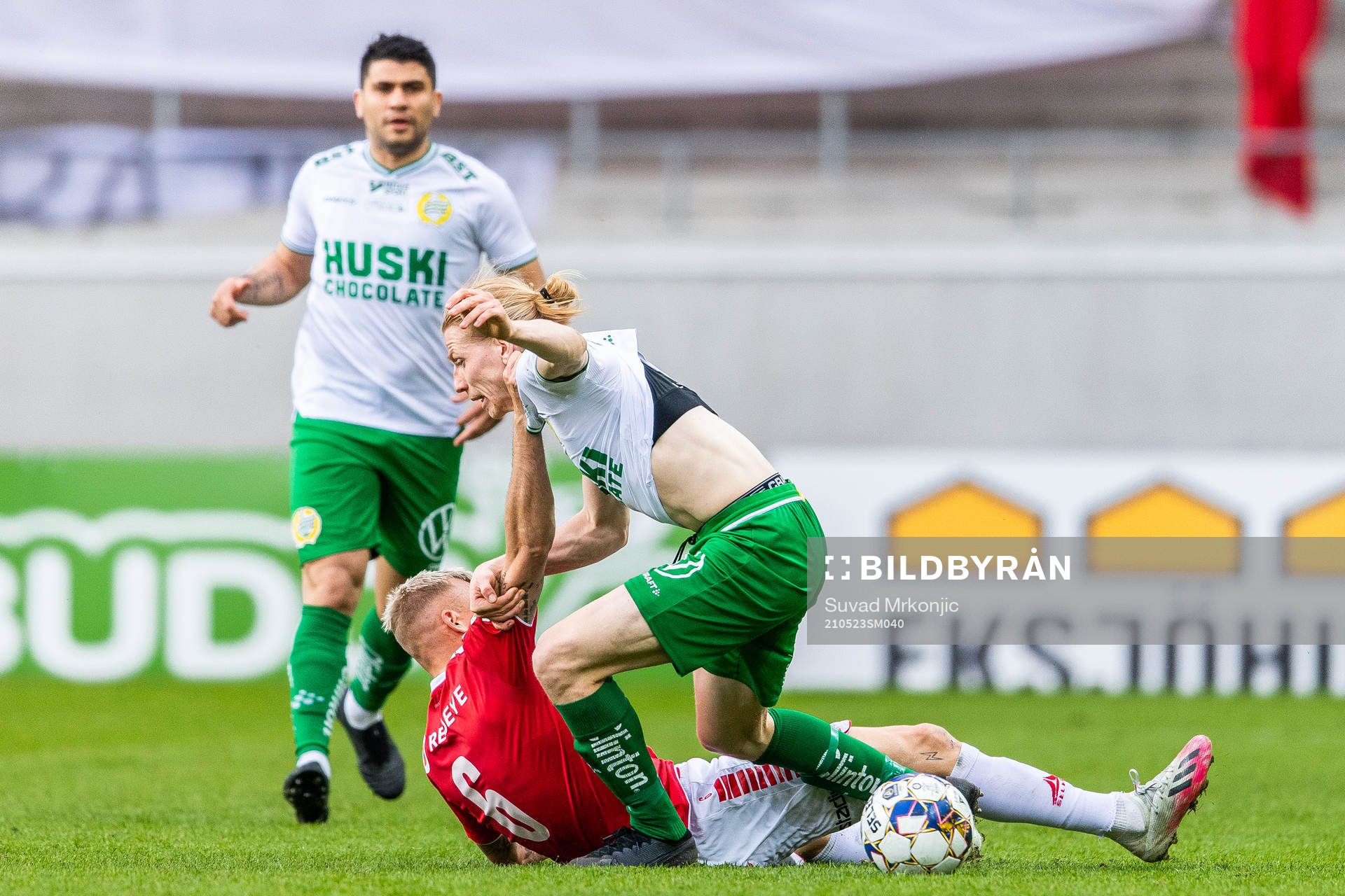 Hammarbys Gustav Ludwigson och Kalmars Rasmus Sjöstedt