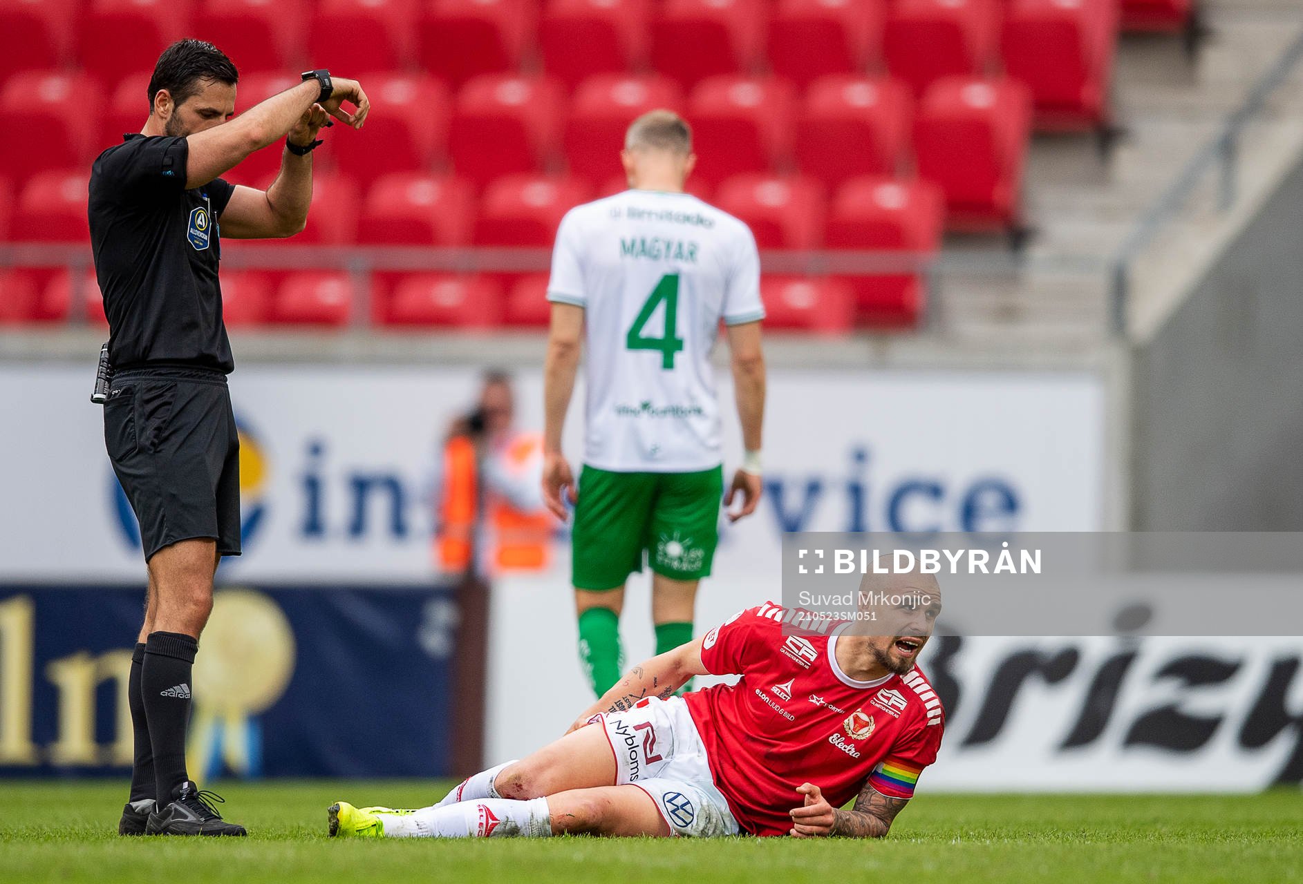 Kalmars Douglas Bergqvist skadade sig