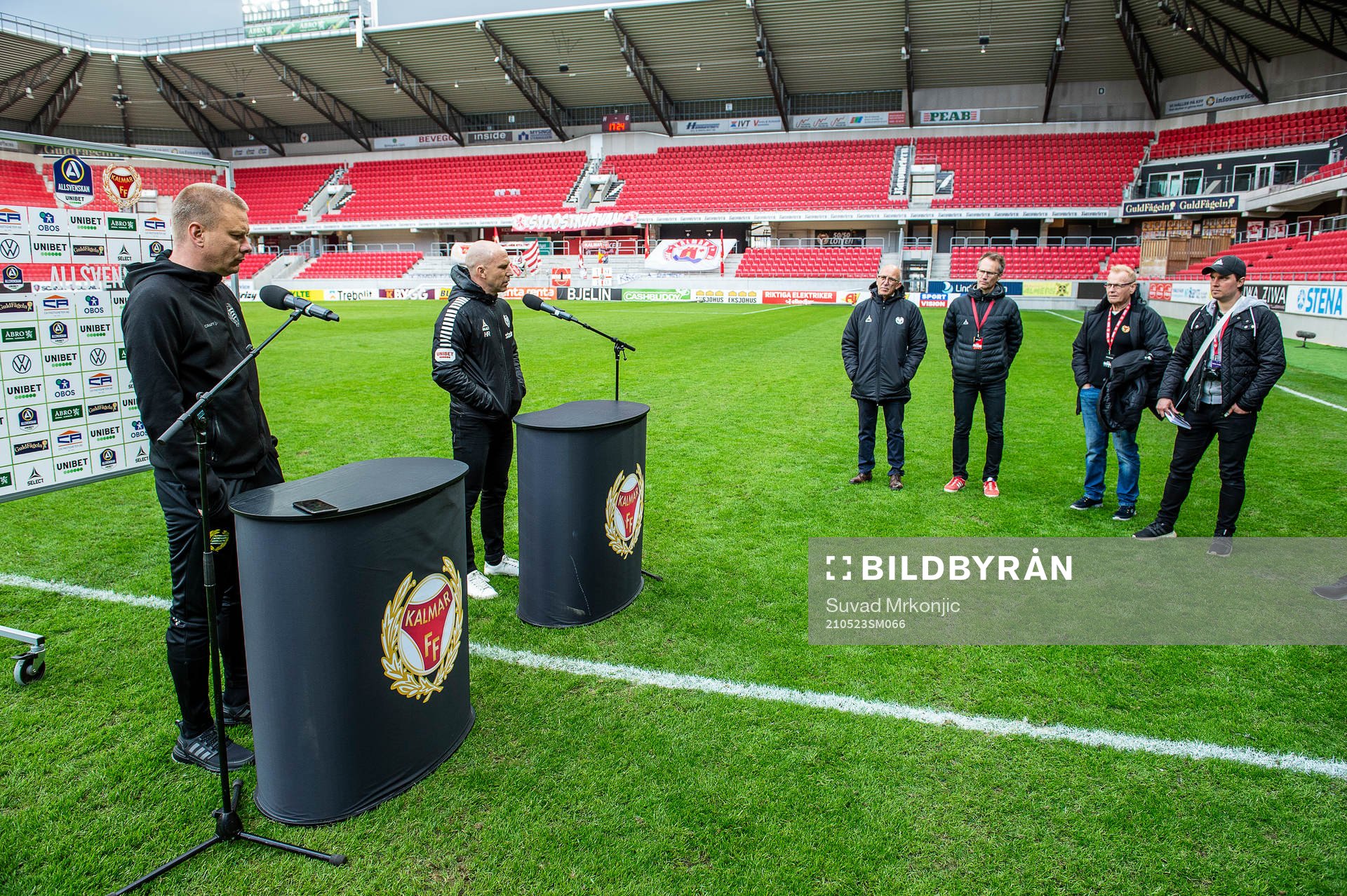 Hammarbys tränare Stefan Billborn och Kalmars tränare